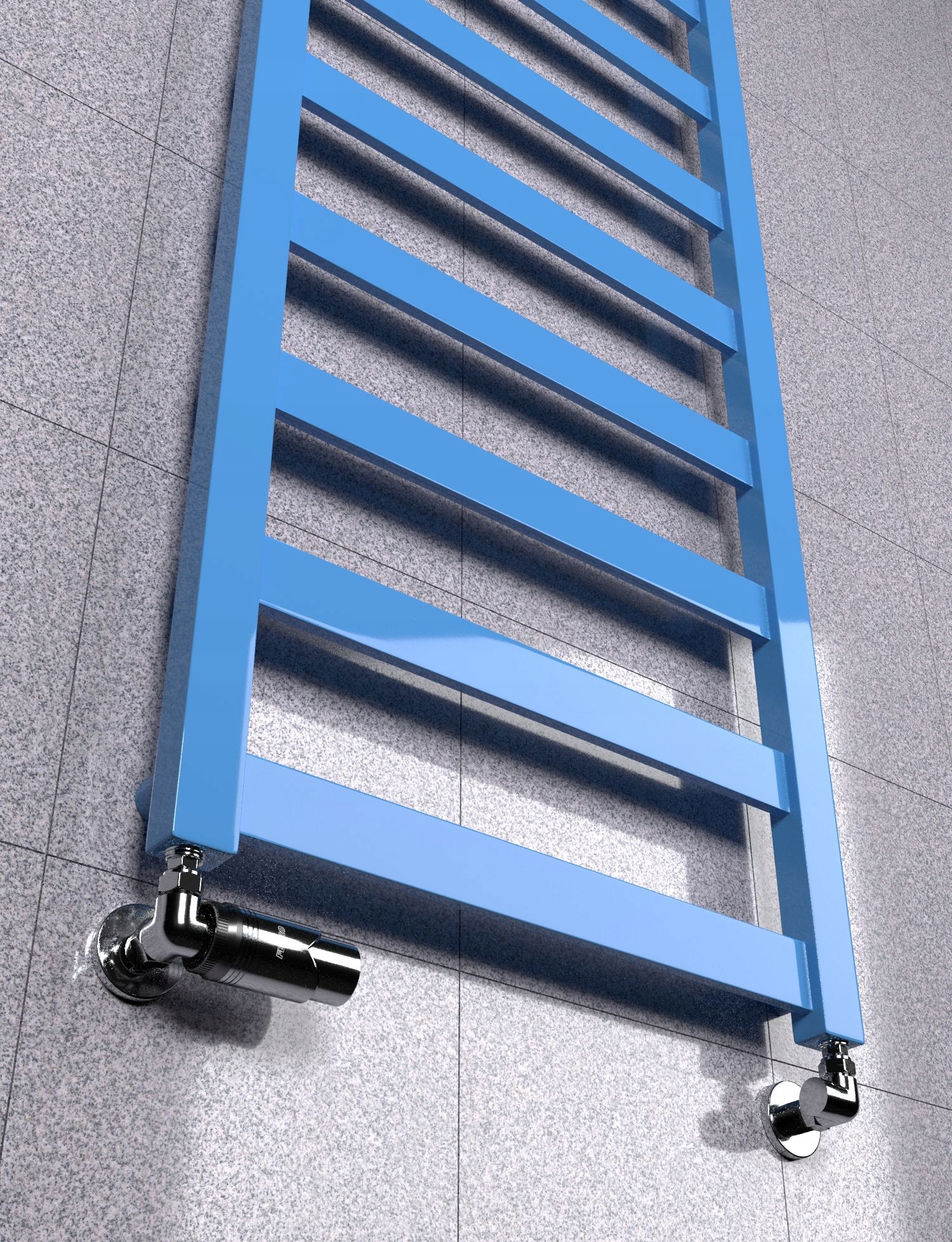 Grzejnik PANDORA INSERT 140/50 NIEBIESKI