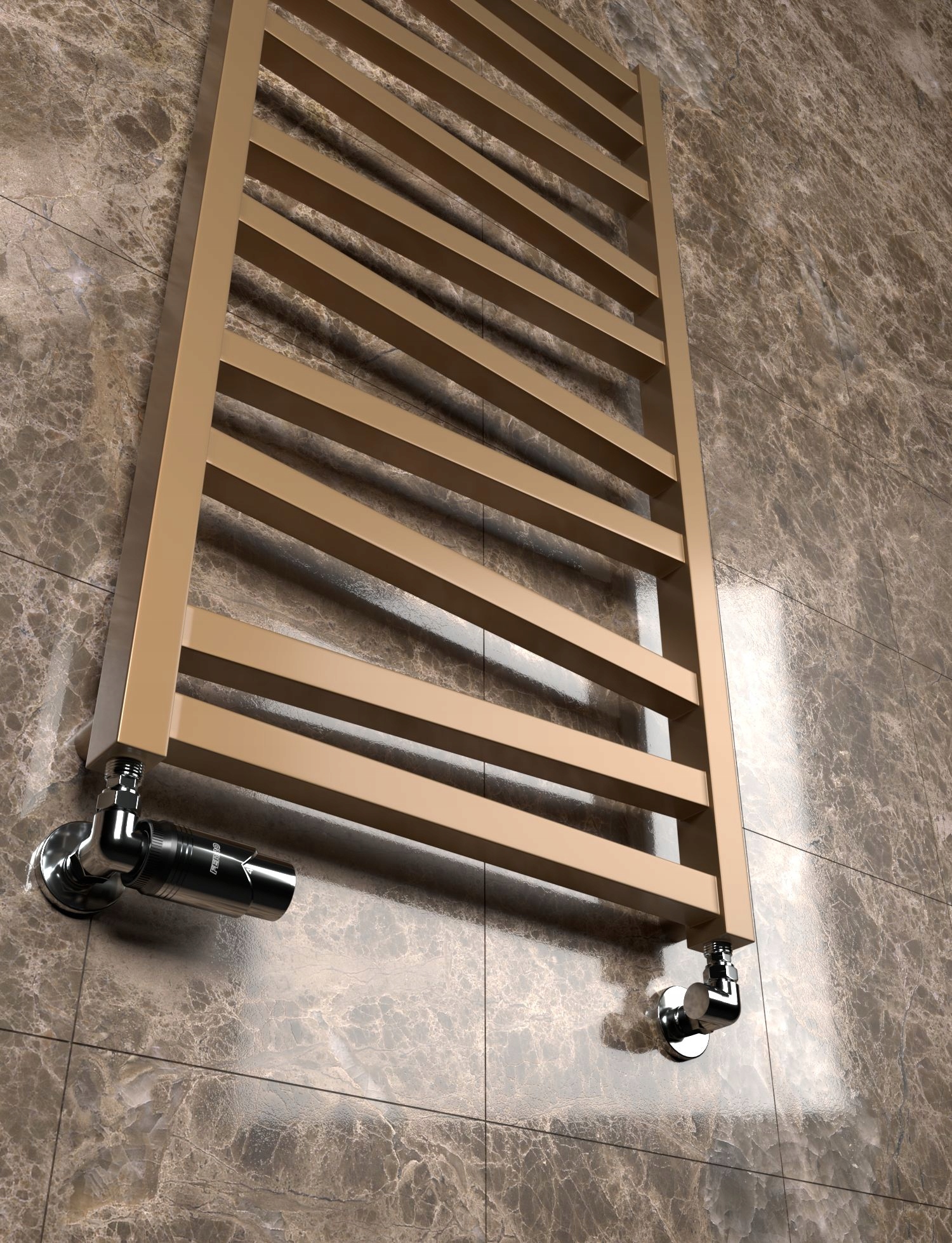 Grzejnik dekoracyjny ZYGZAK 750x500 ANTYK