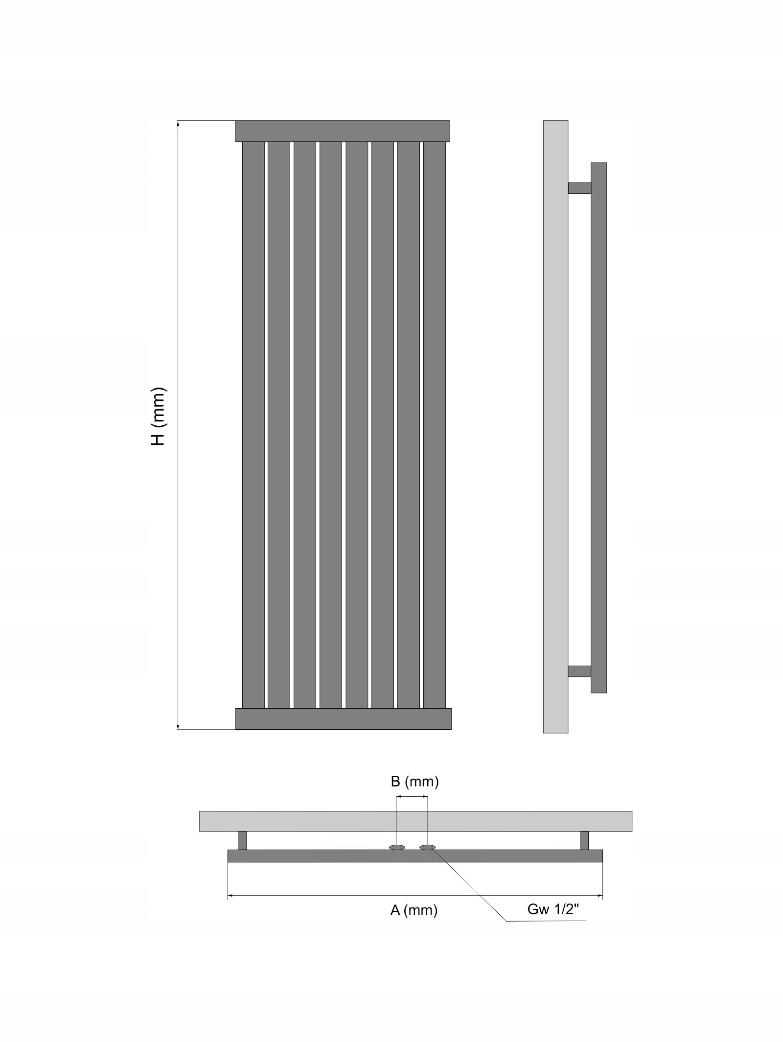 Grzejnik dekoracyjny LOTUS 140x61 QUARTZ 2
