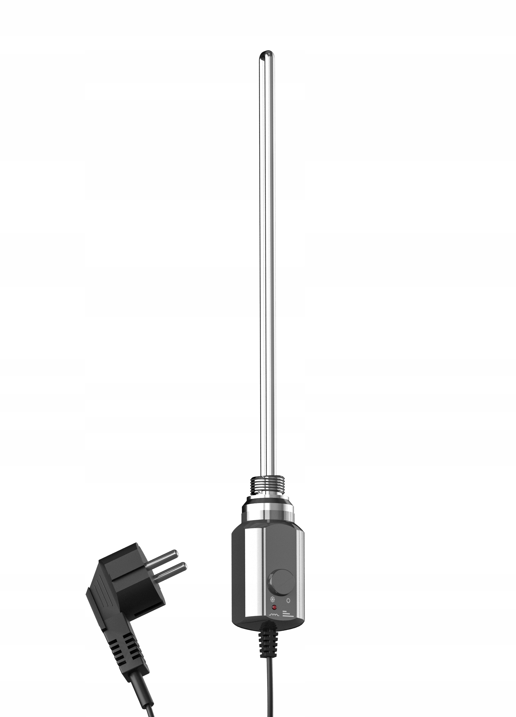 GRZAŁKA DO GRZEJNIKA ŁAZIENKOWEGO 600W CHROM