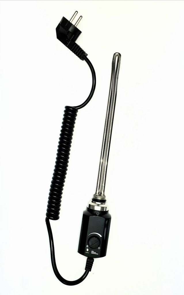 GRZAŁKA DO GRZEJNIKA ŁAZIENKOWEGO 600W CZARNA