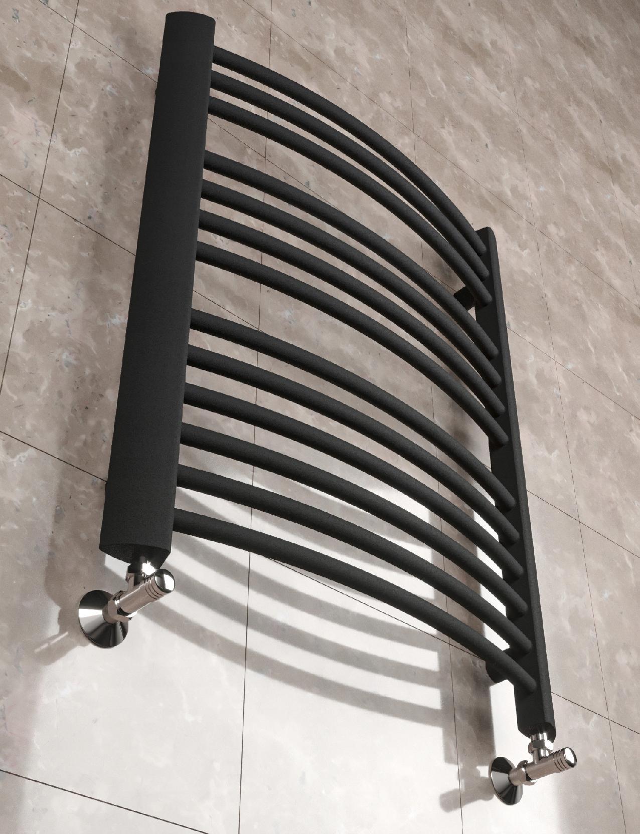 GRZEJNIK ŁAZIENKOWY CASUAL 940x570 CZARNA STRUKTUR