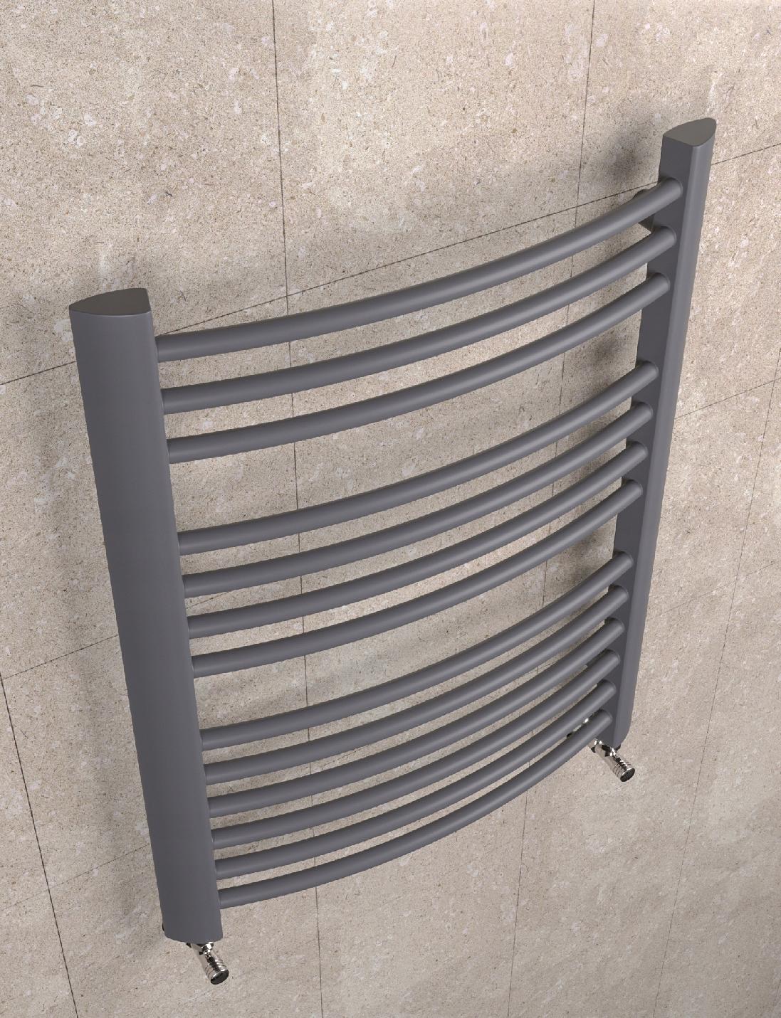 GRZEJNIK ŁAZIENKOWY CASUAL 480x470 GRAFIT