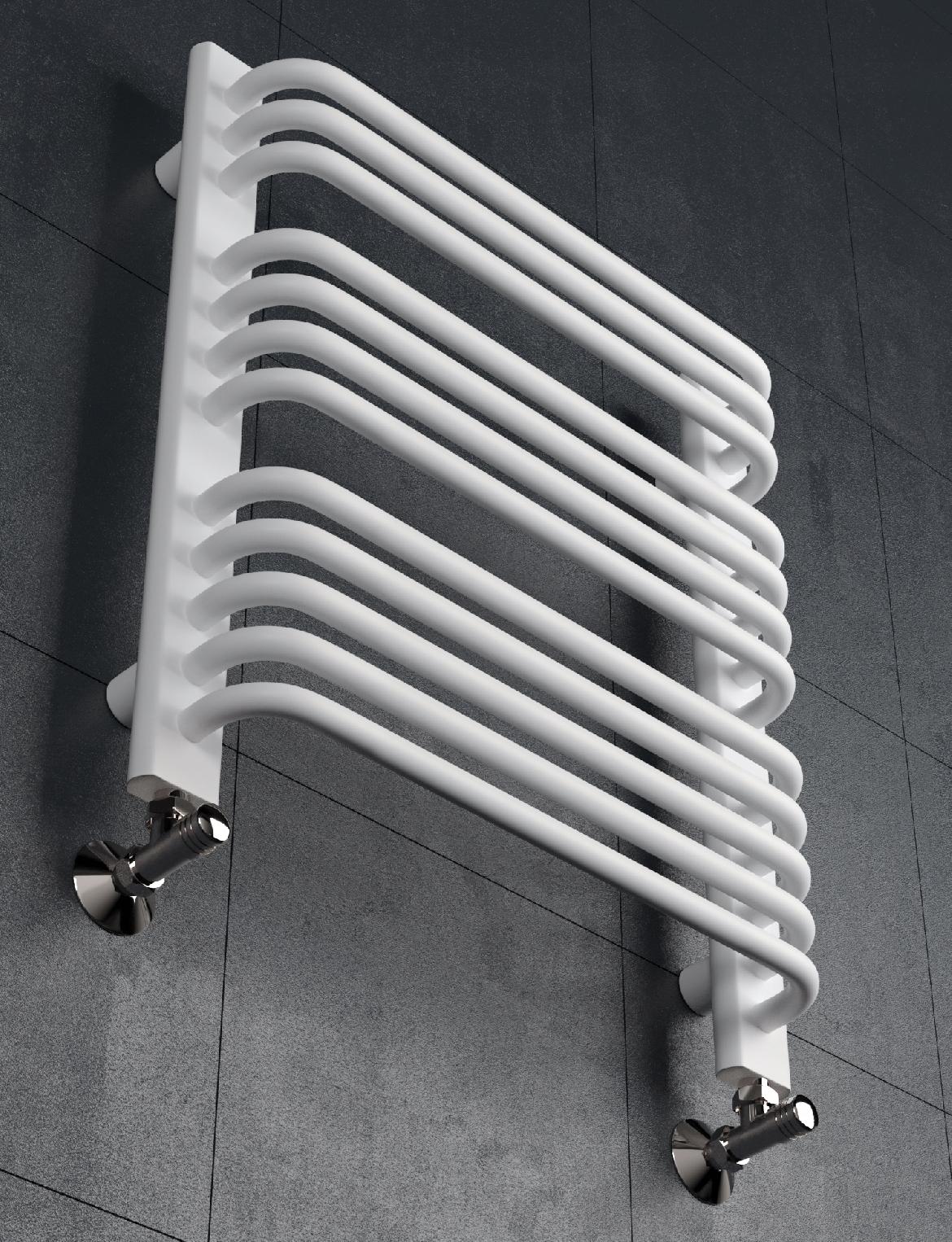 GRZEJNIK ŁAZIENKOWY STELLA 1350x650 BIAŁY MAT STR