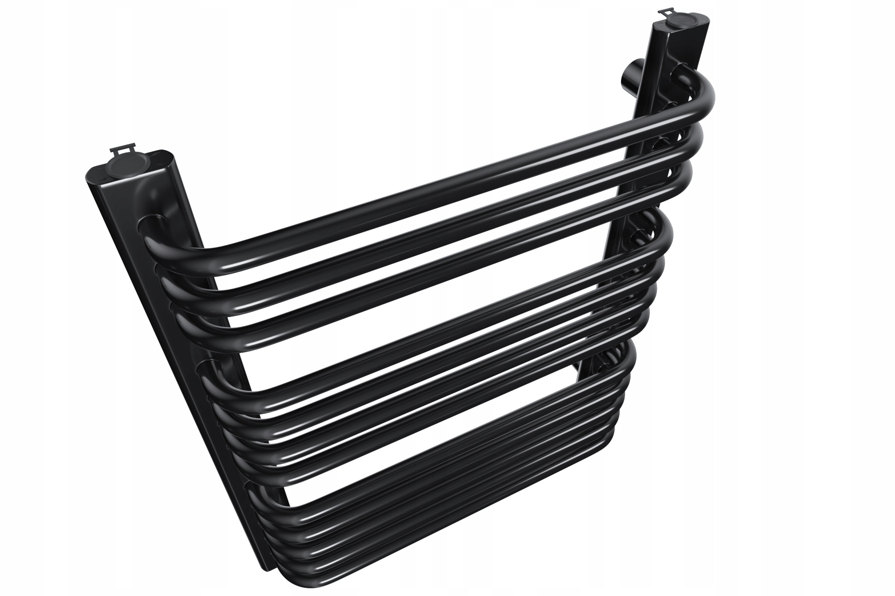 GRZEJNIK ŁAZIENKOWY STELLA 1580x550 CZARNY POŁYSK