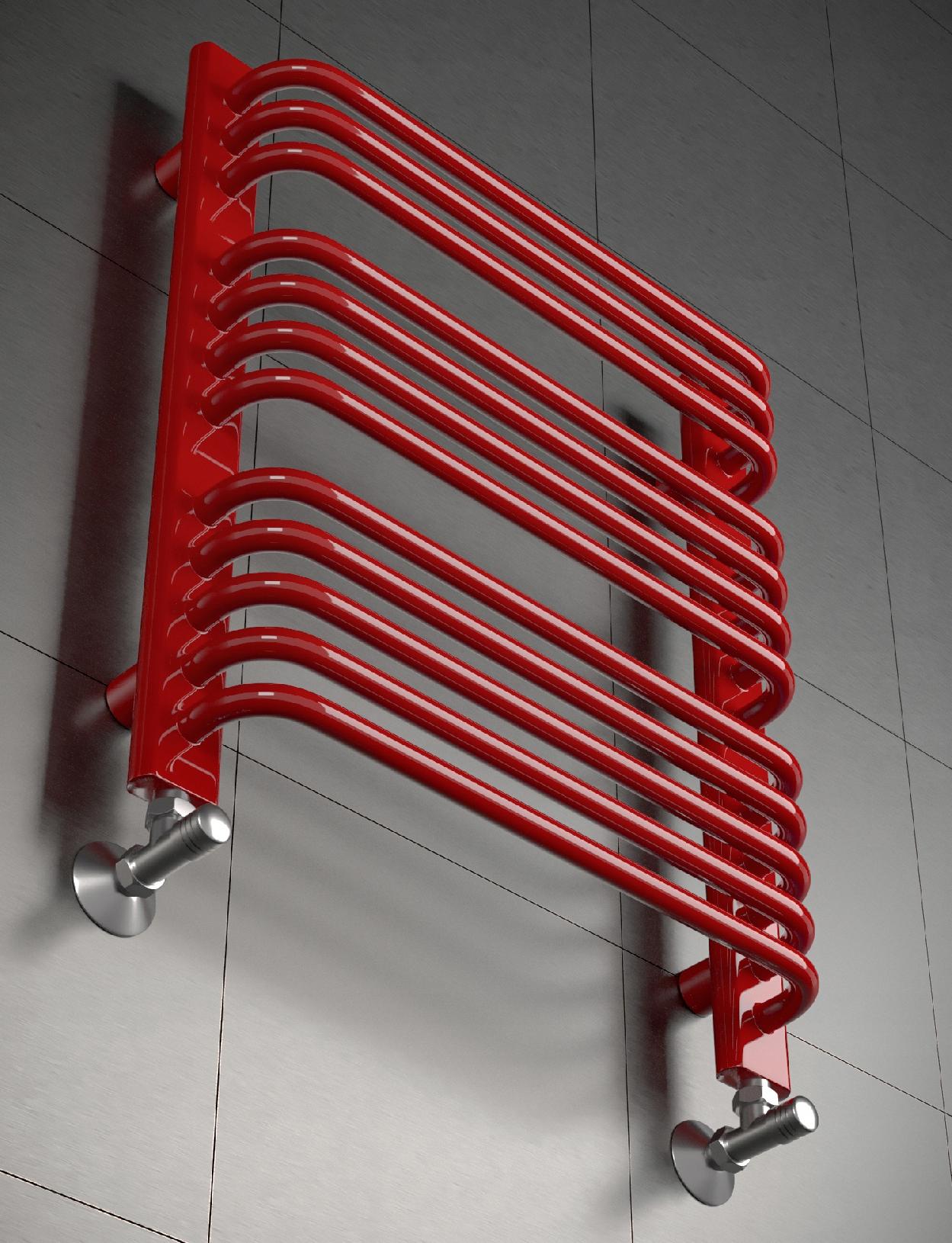 GRZEJNIK ŁAZIENKOWY STELLA 1120x450 CZERWONY