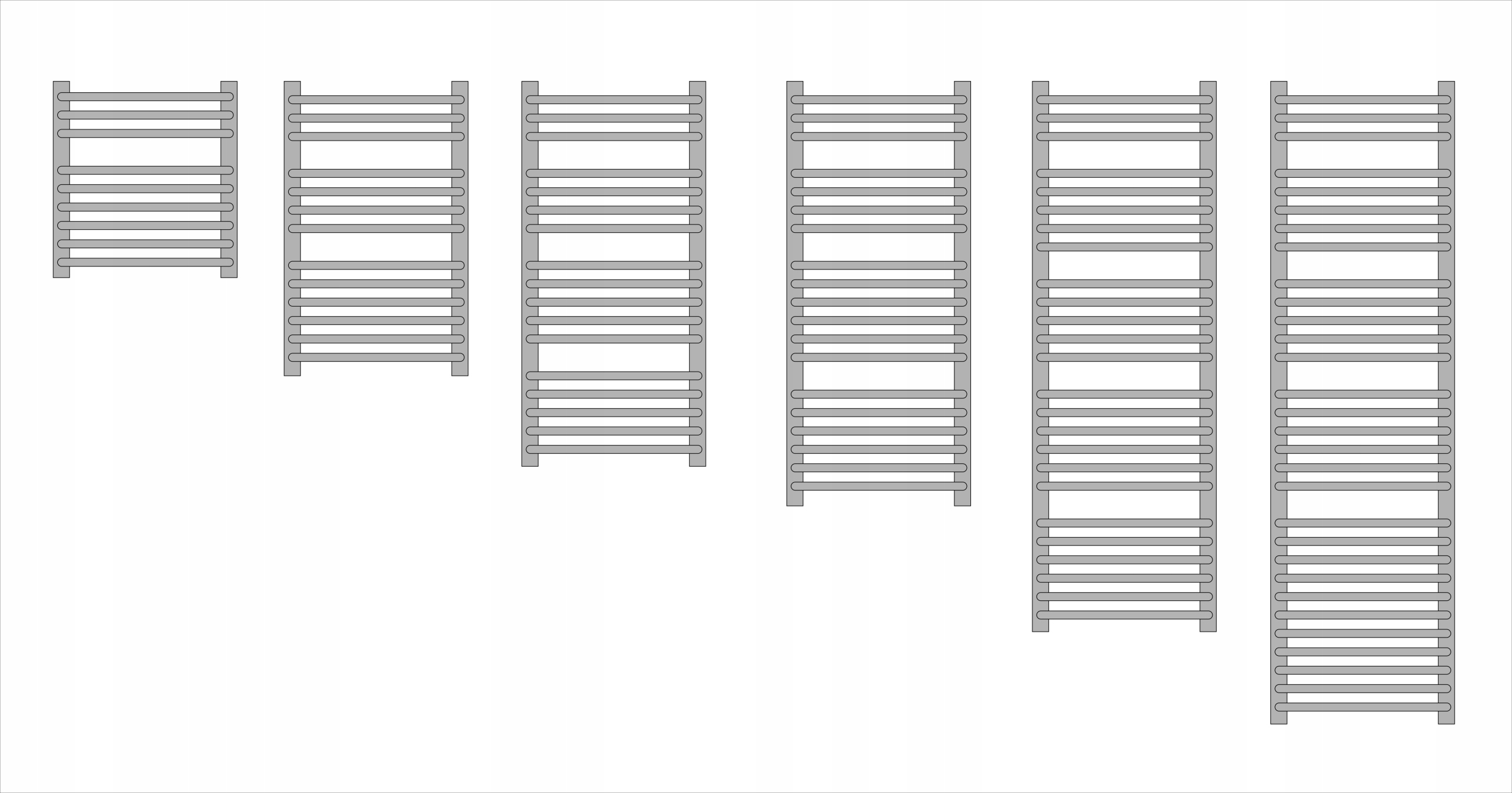 GRZEJNIK ŁAZIENKOWY STELLA 1120x450 BIAŁY POŁYSK