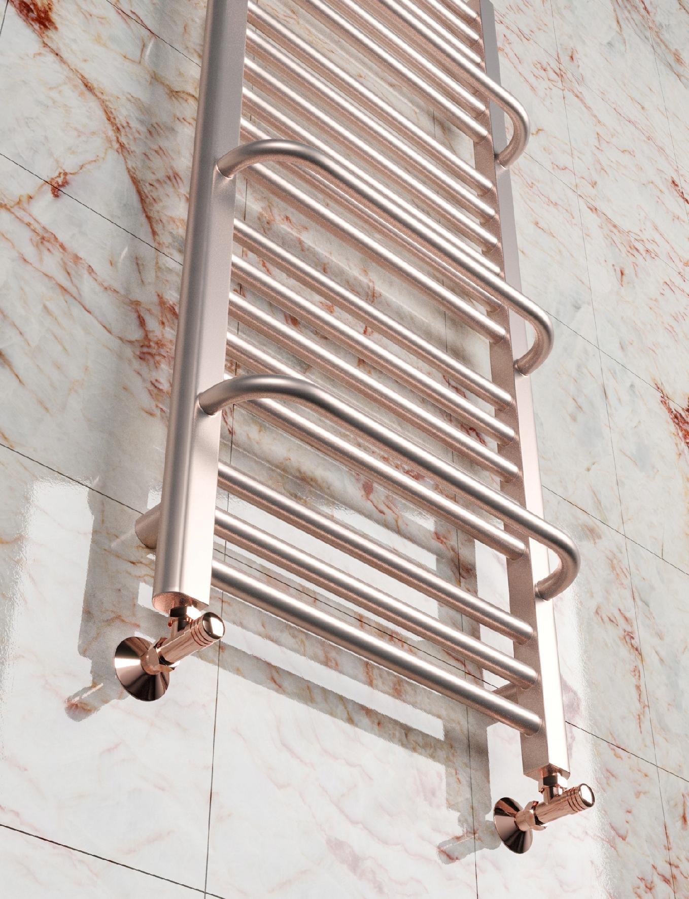 GRZEJNIK ŁAZIENKOWY POWER 1580x650 ZŁOTY RÓŻ