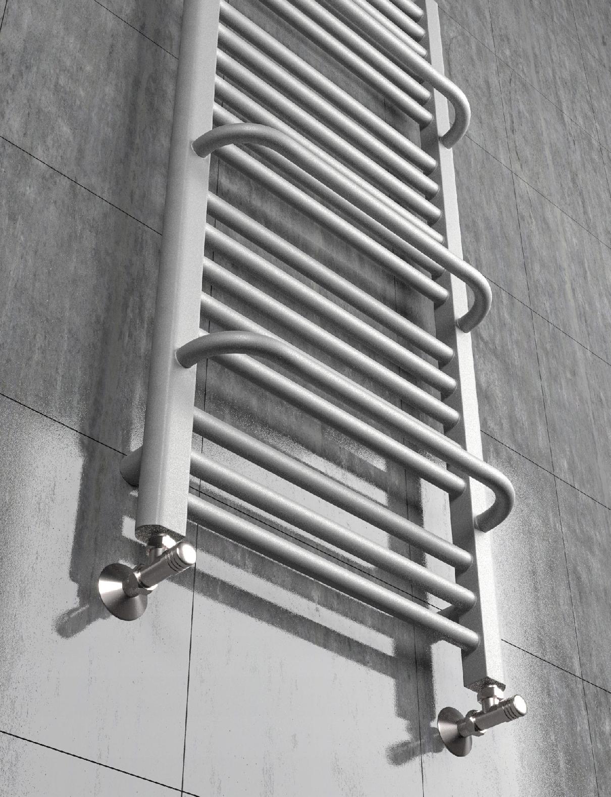 GRZEJNIK ŁAZIENKOWY POWER 1120x450 4 LUTY SILVER