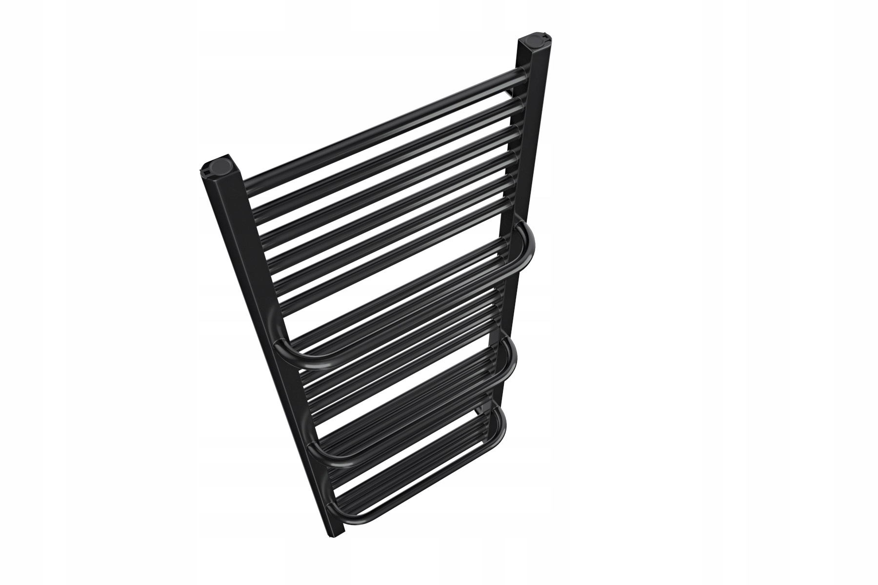 GRZEJNIK ŁAZIENKOWY POWER 480x450 CZARNY POŁYSK