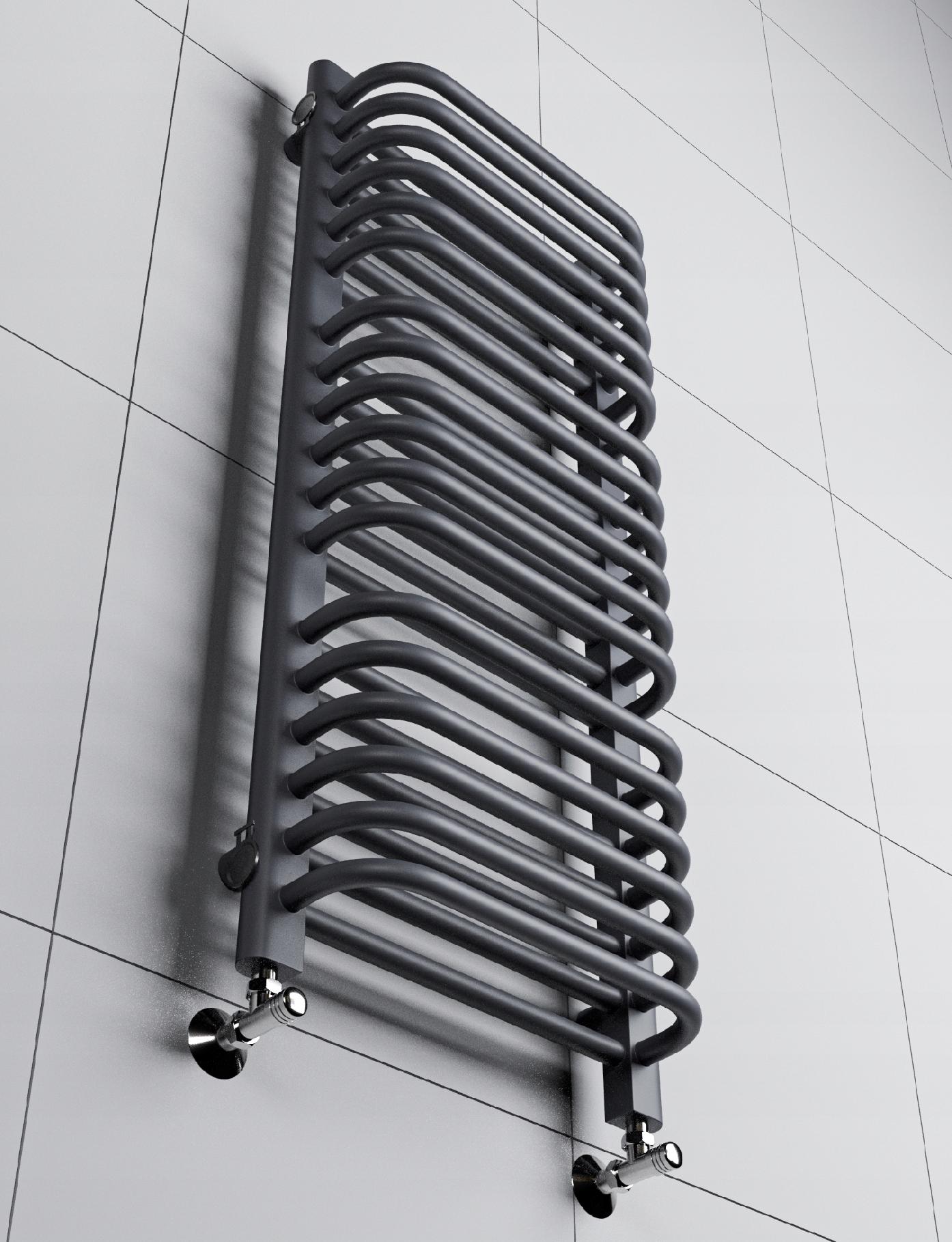 GRZEJNIK ŁAZIENKOWY OLD-SCHOOL 1580x500 GRAFIT