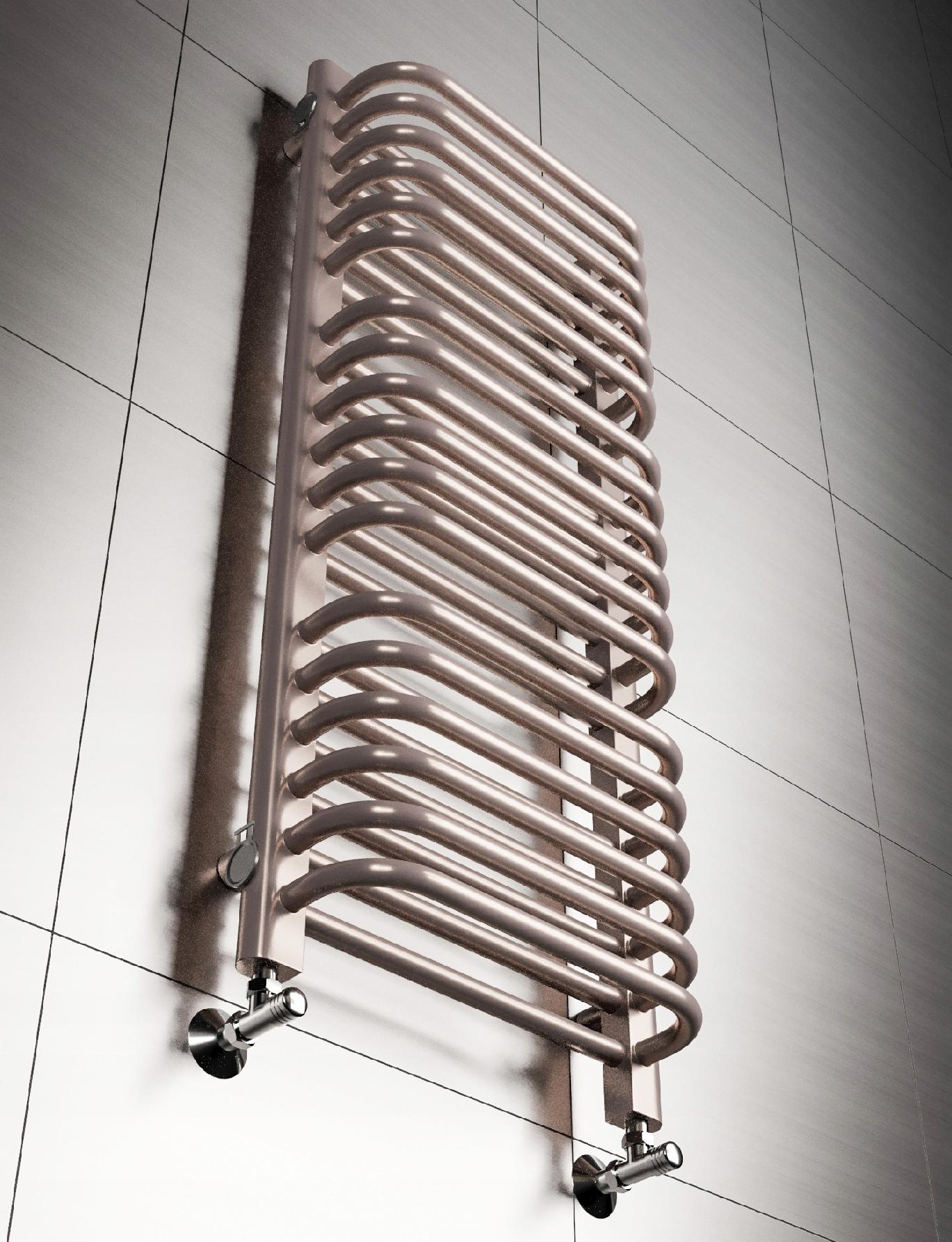 GRZEJNIK ŁAZIENKOWY OLD-SCHOOL 940x400 ZŁOTY RÓŻ