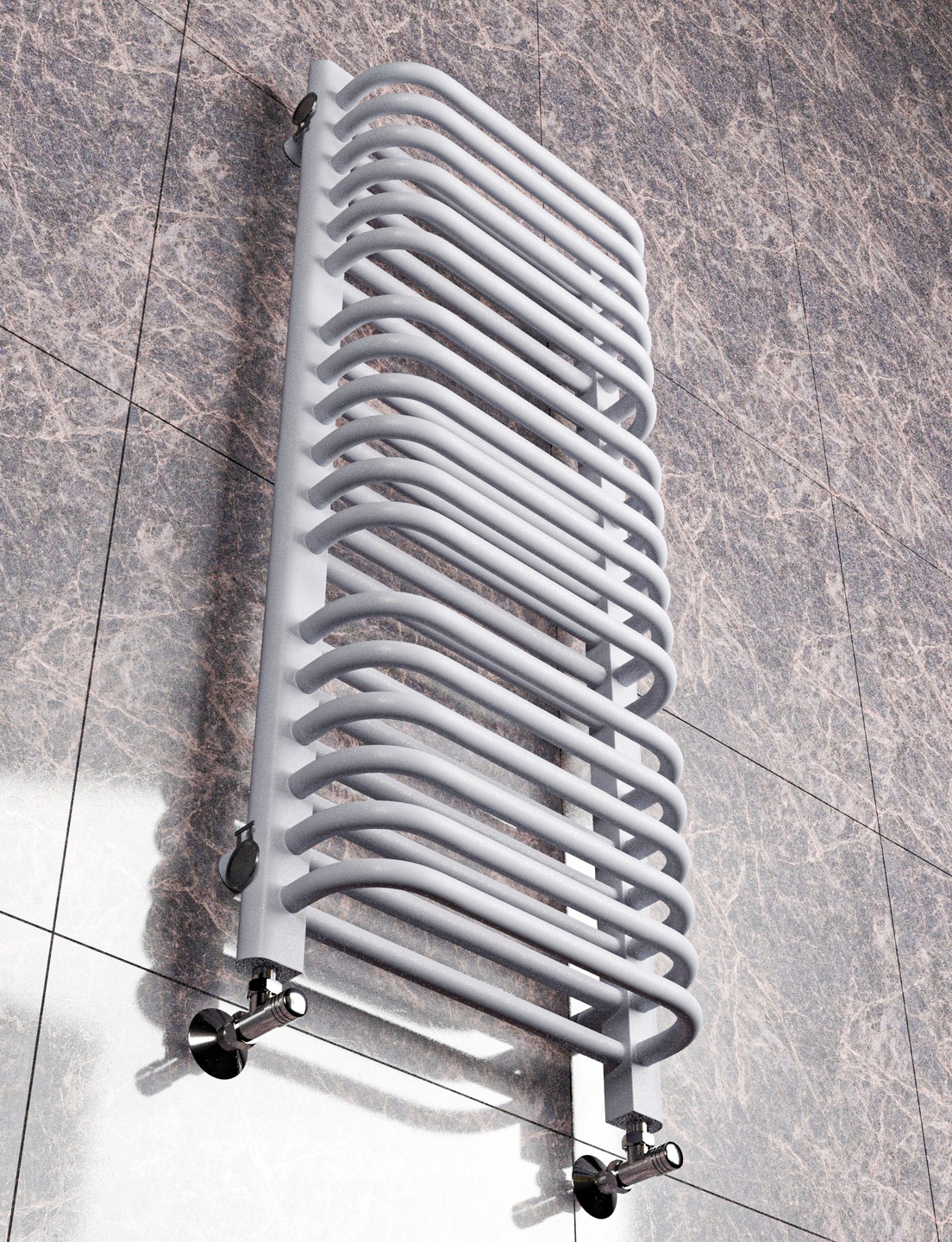 GRZEJNIK ŁAZIENKOWY OLD-SCHOOL 720x500 SZARY