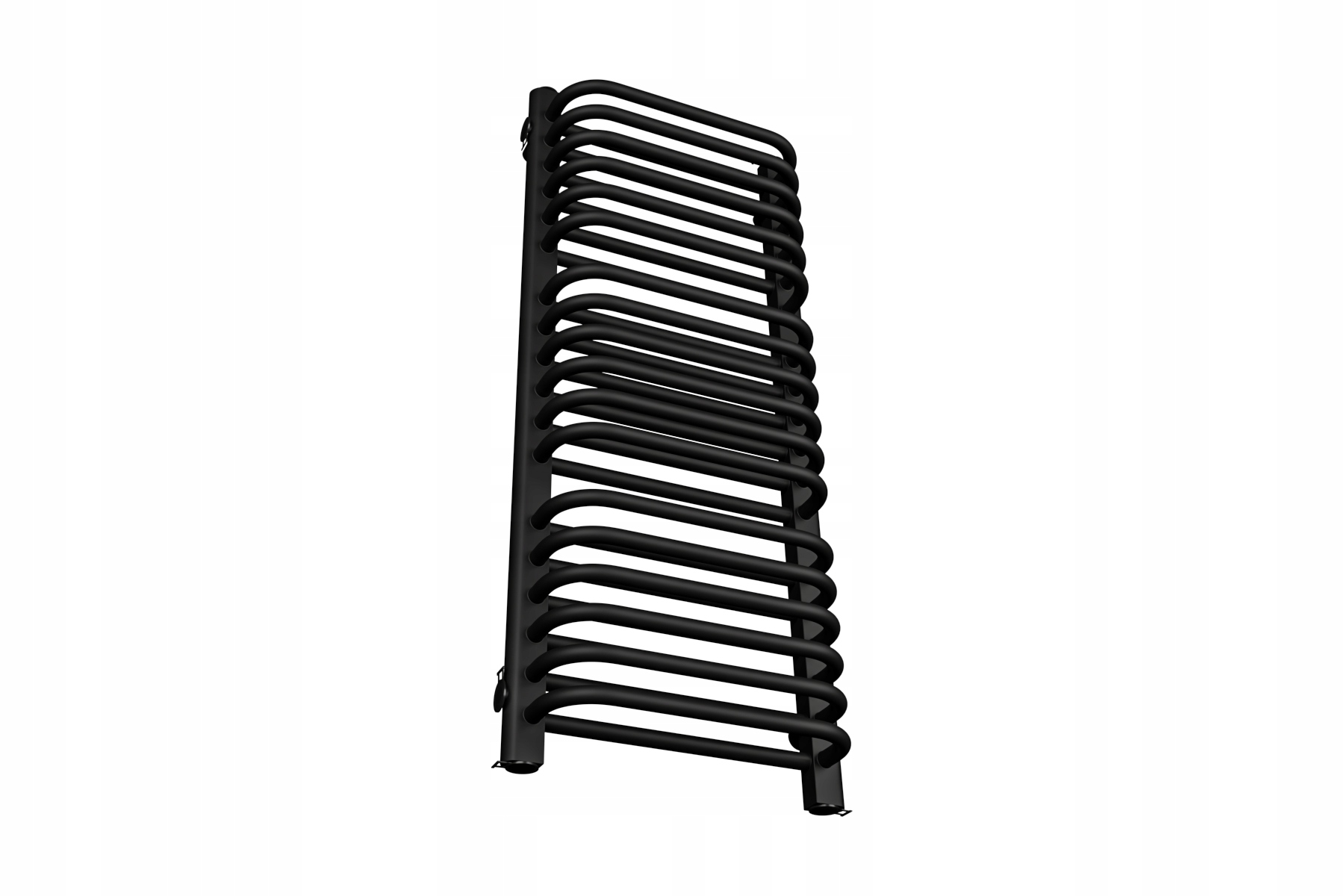 GRZEJNIK ŁAZIENKOWY OLD-SCHOOL 720x300 CZARNY MAT