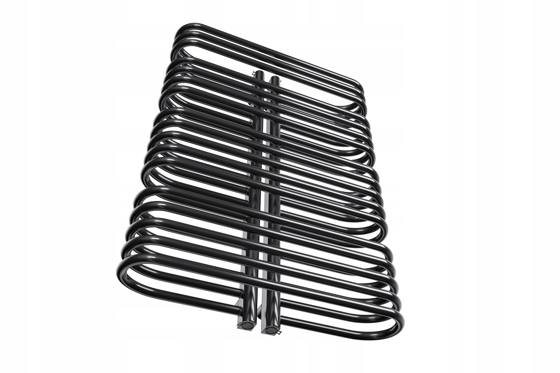 GRZEJNIK ŁAZIENKOWY NEO 1580x550 CZARNY POŁYSK