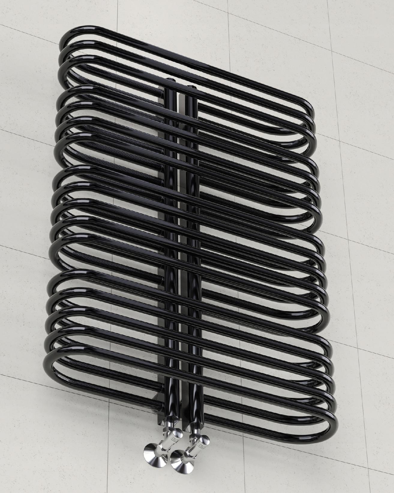 GRZEJNIK ŁAZIENKOWY NEO 1120x550 CZARNY POŁYSK