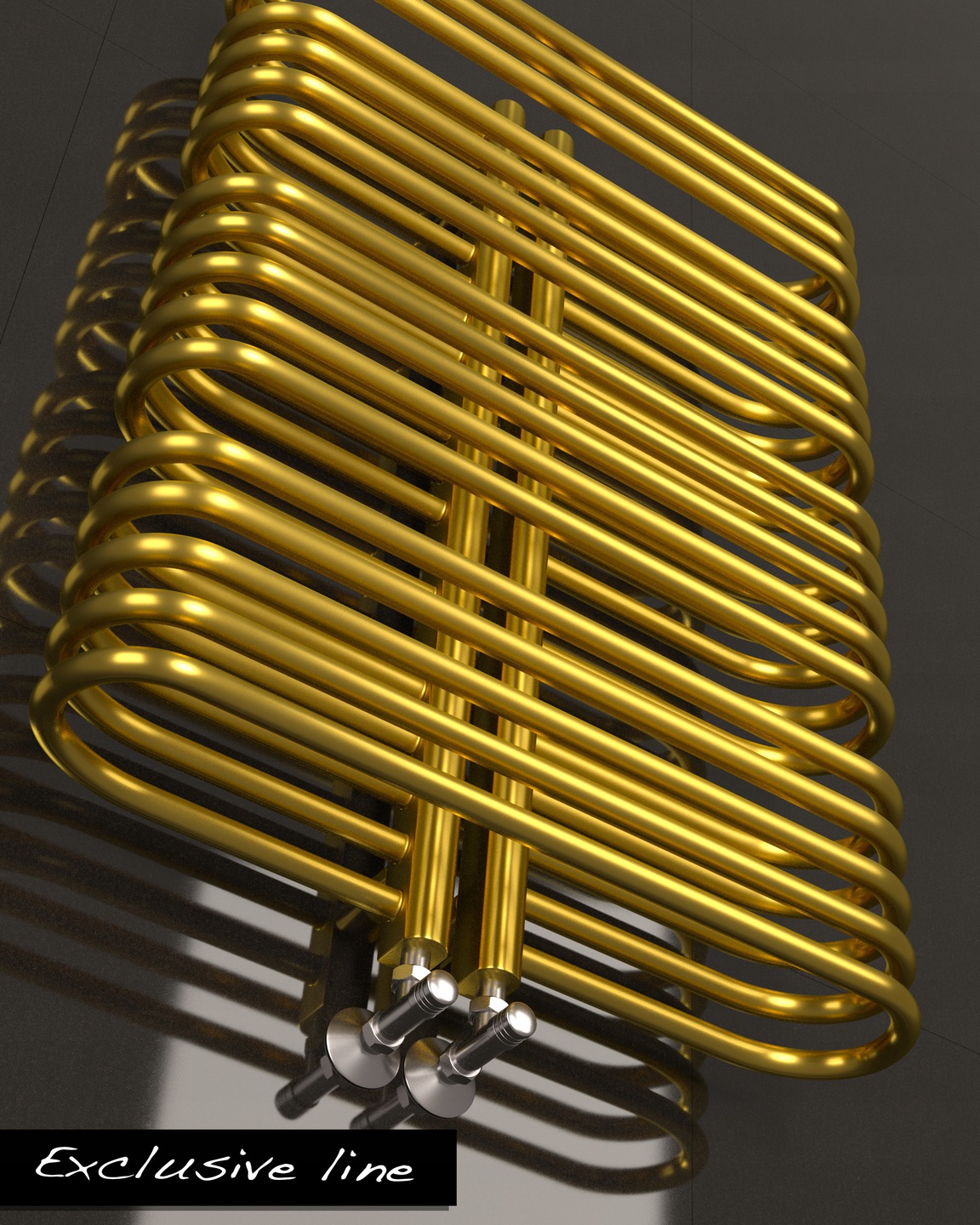 GRZEJNIK ŁAZIENKOWY NEO 720x550 CROWN GOLD