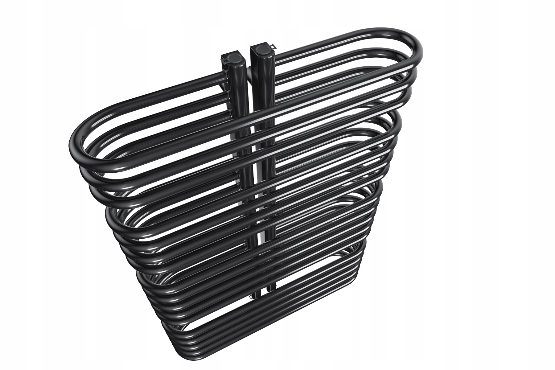 GRZEJNIK ŁAZIENKOWY NEO 940x550 CZARNY POŁYSK