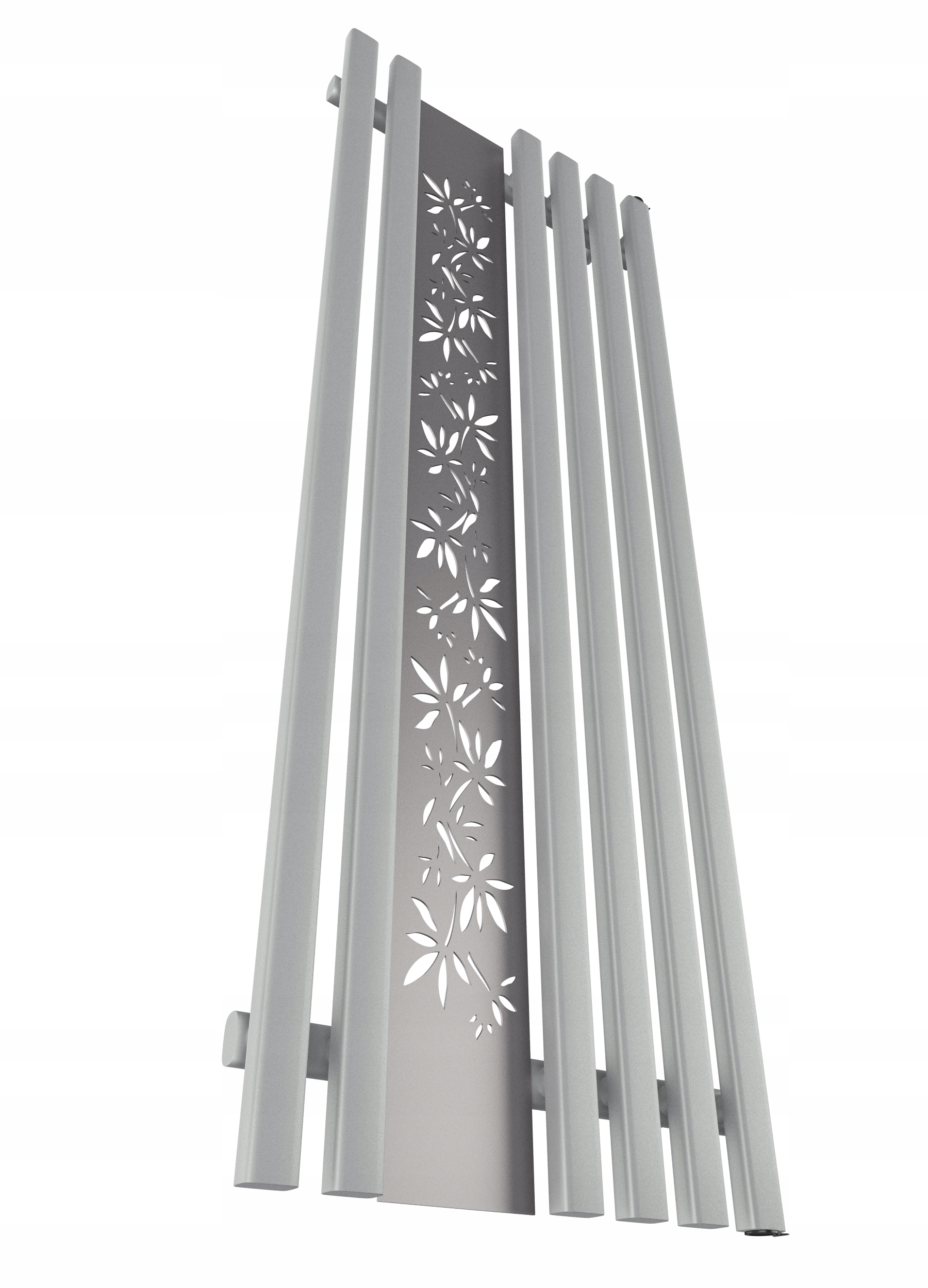 Grzejnik dekoracyjny FLOWER 160x60 SILVER