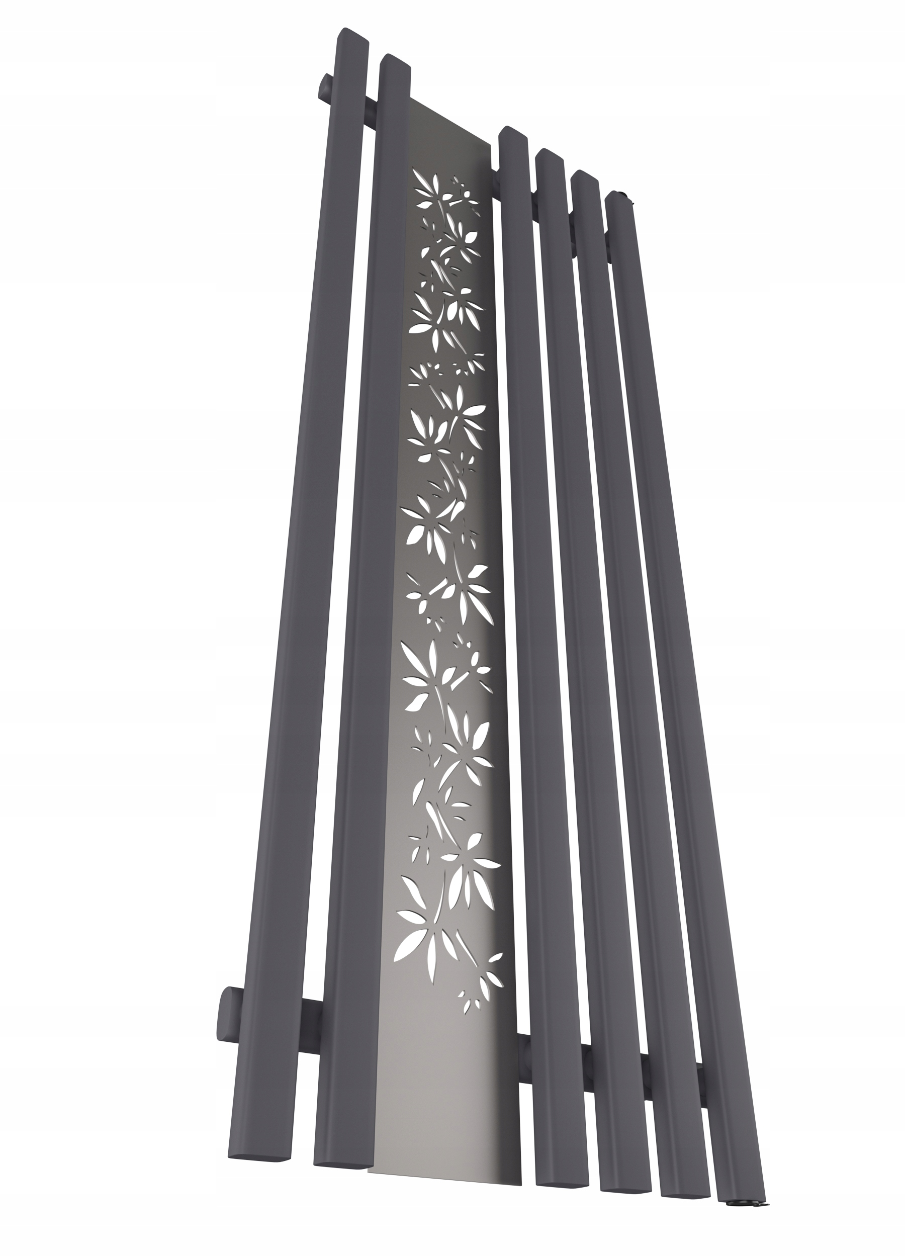 Grzejnik dekoracyjny FLOWER 140x60 GRAFIT
