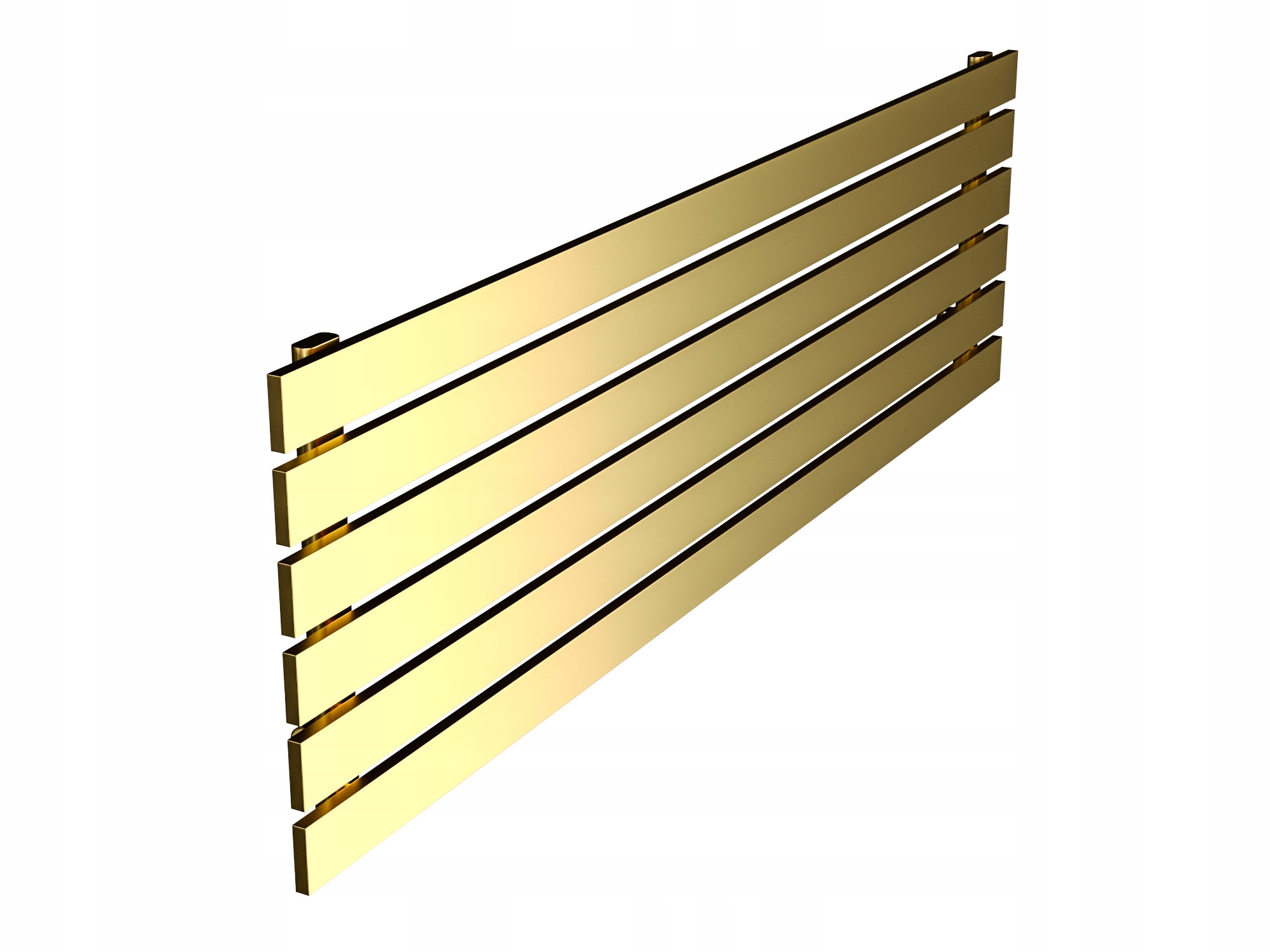 Grzejnik pokojowy poziomy BELLOSLIM 45x120 złoty