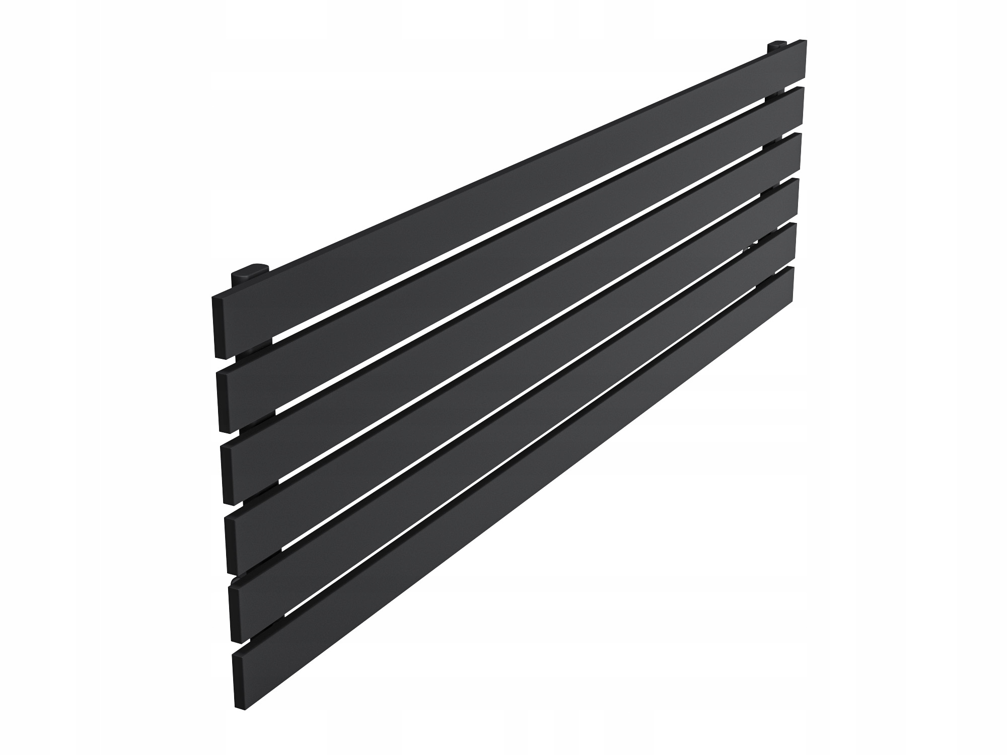 Grzejnik pokojowy poziomy BELLOSLIM 45x140 czarny