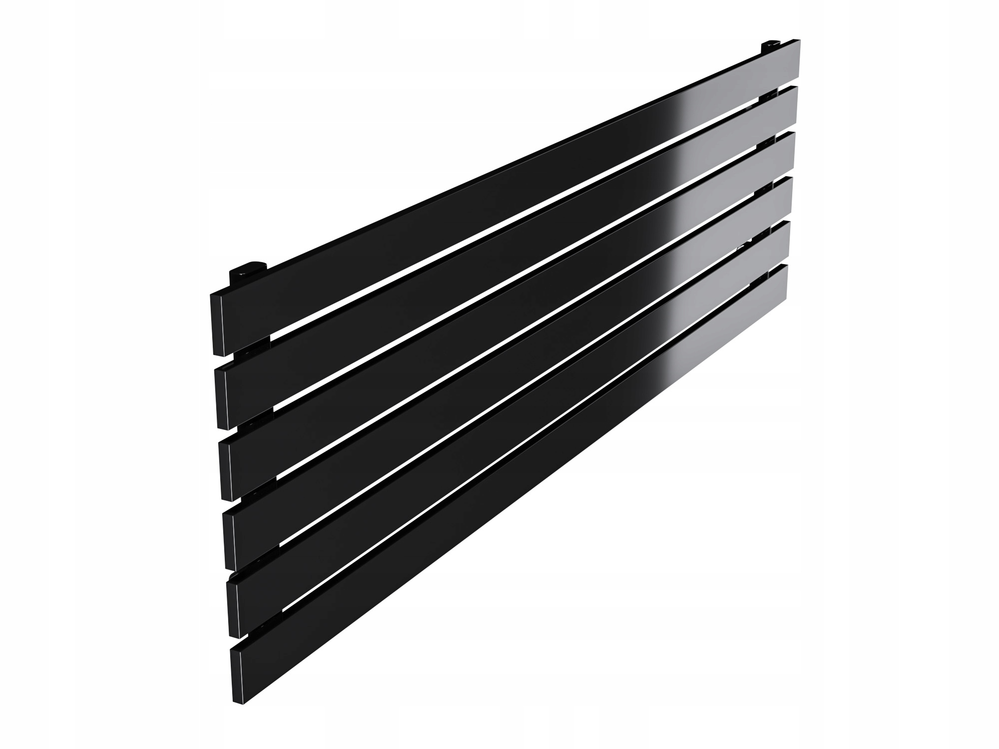 Grzejnik pokojowy poziomy BELLOSLIM 45x180 czarnyP