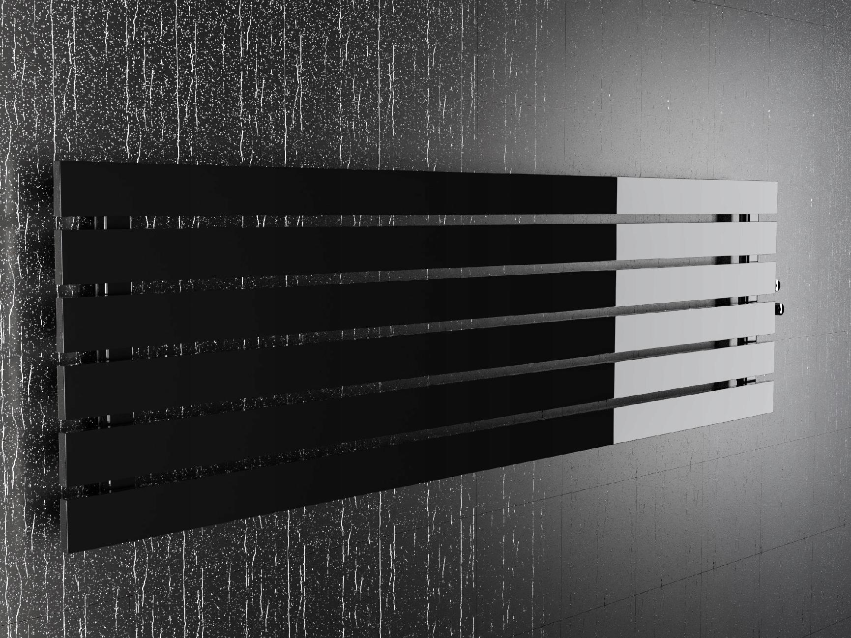 Grzejnik pokojowy poziomy BELLOSLIM 45x180 czarnyP