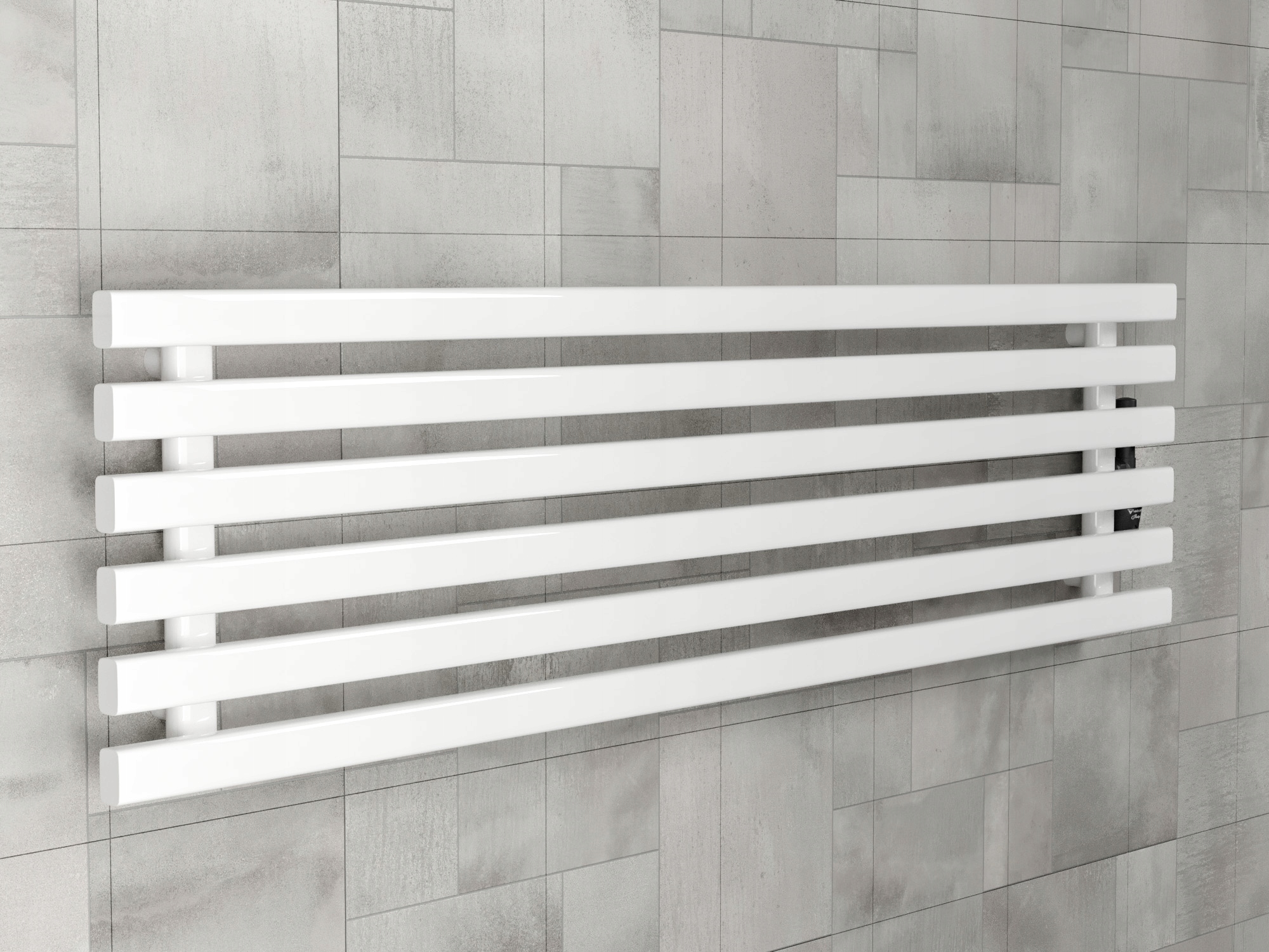 Grzejnik poziomy HORYZONT6 45x120 biały połysk