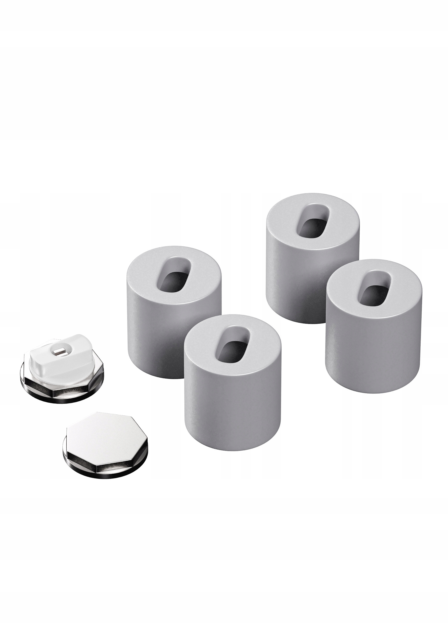 Grzejnik łazienkowy PANDORA INSERT 140/50 SREBRNY