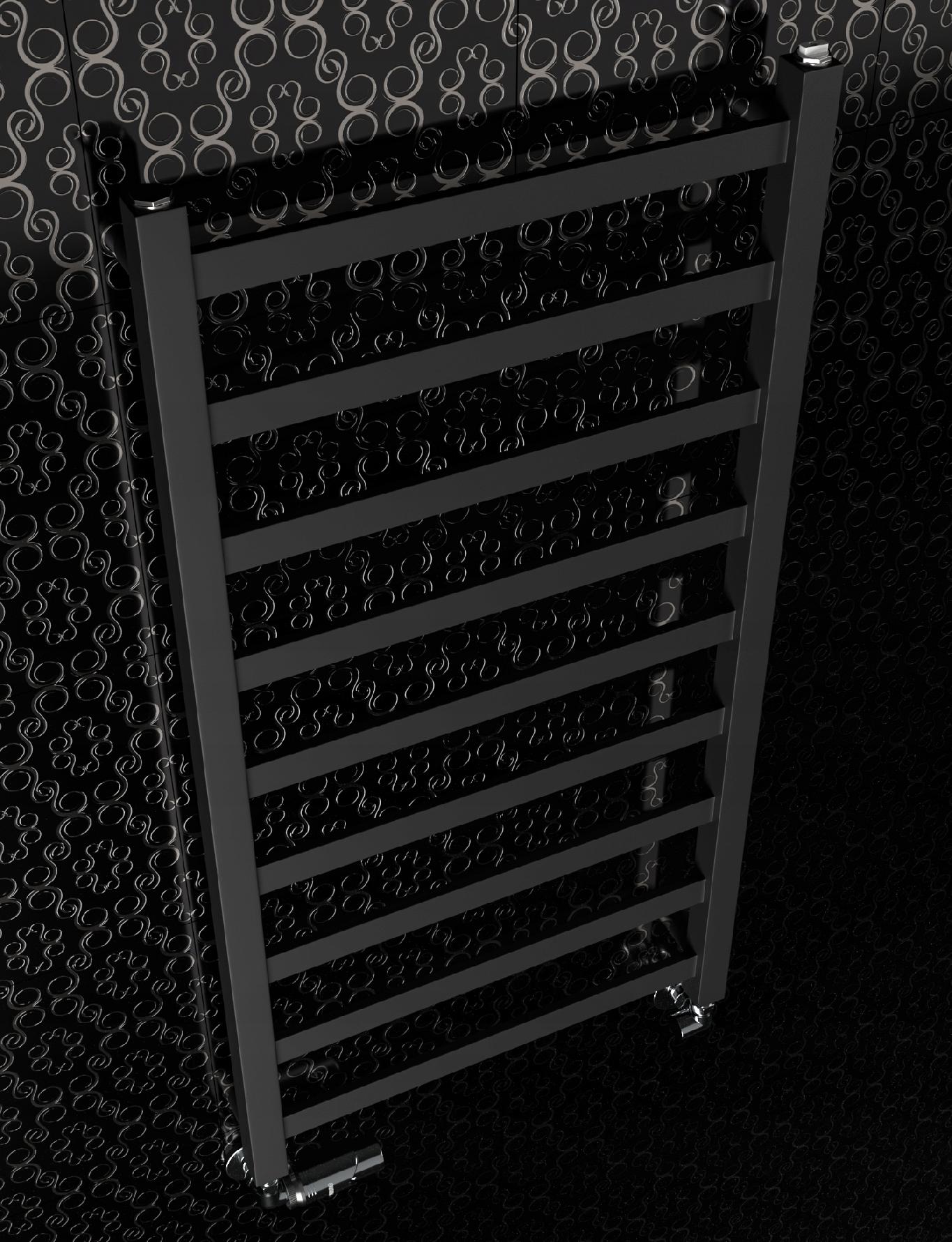 Grzejnik dekoracyjny 90/53 ROYAL Slim czarny mat