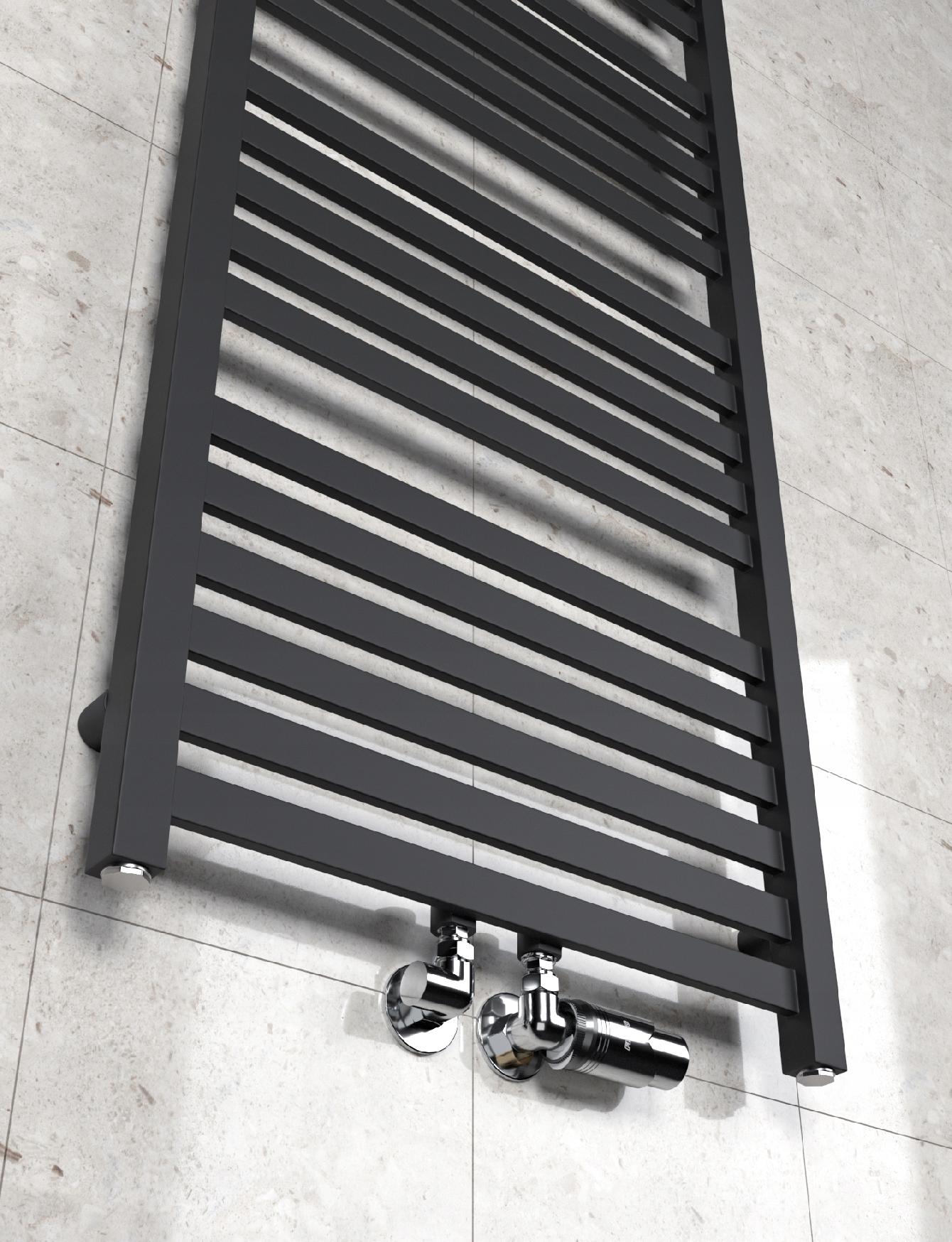 Grzejnik łazienkowy ROYAL-MIDDLE 950x630 CZARNY