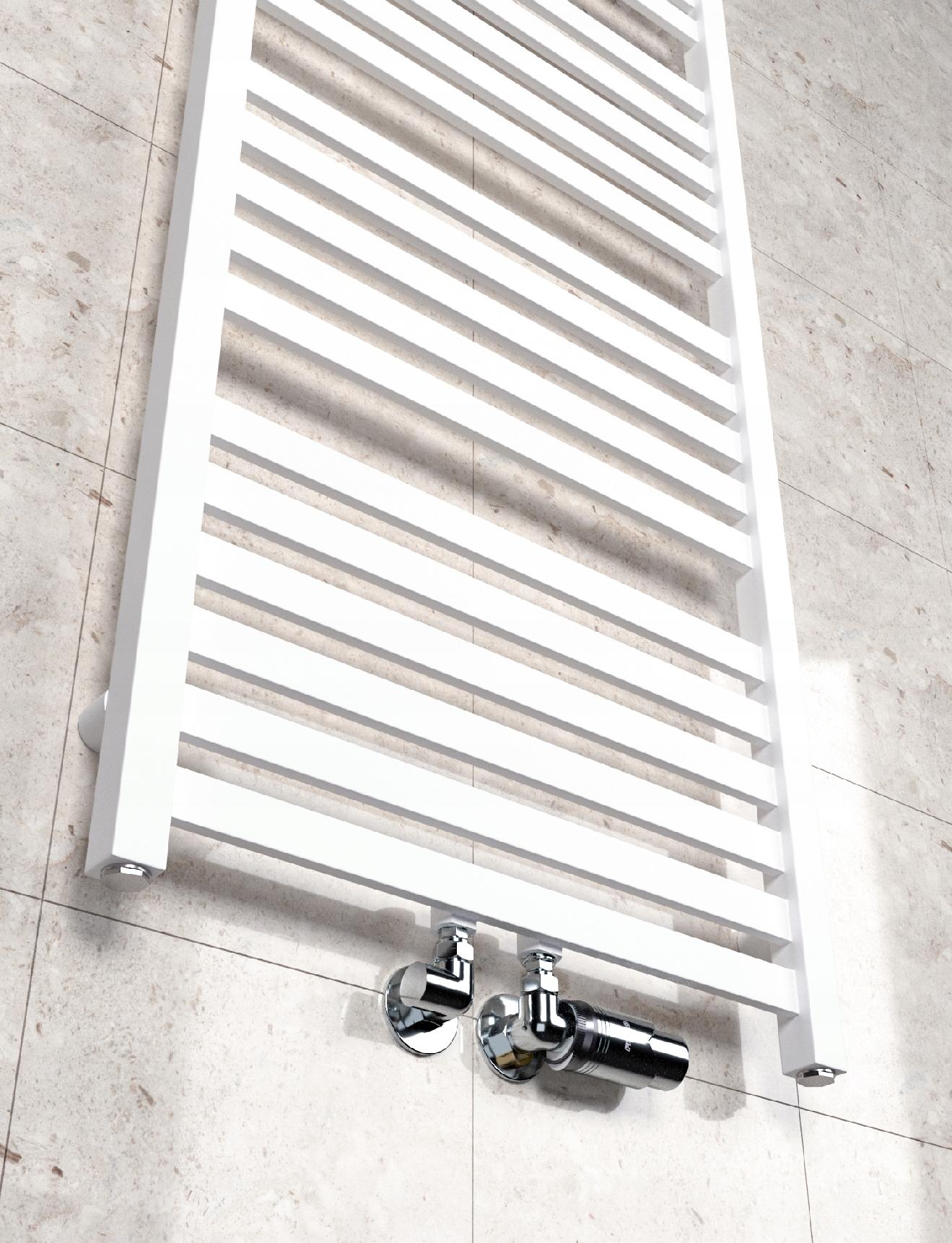 Grzejnik łazienkowy ROYAL-MIDDLE 950x430 BIAŁY MAT