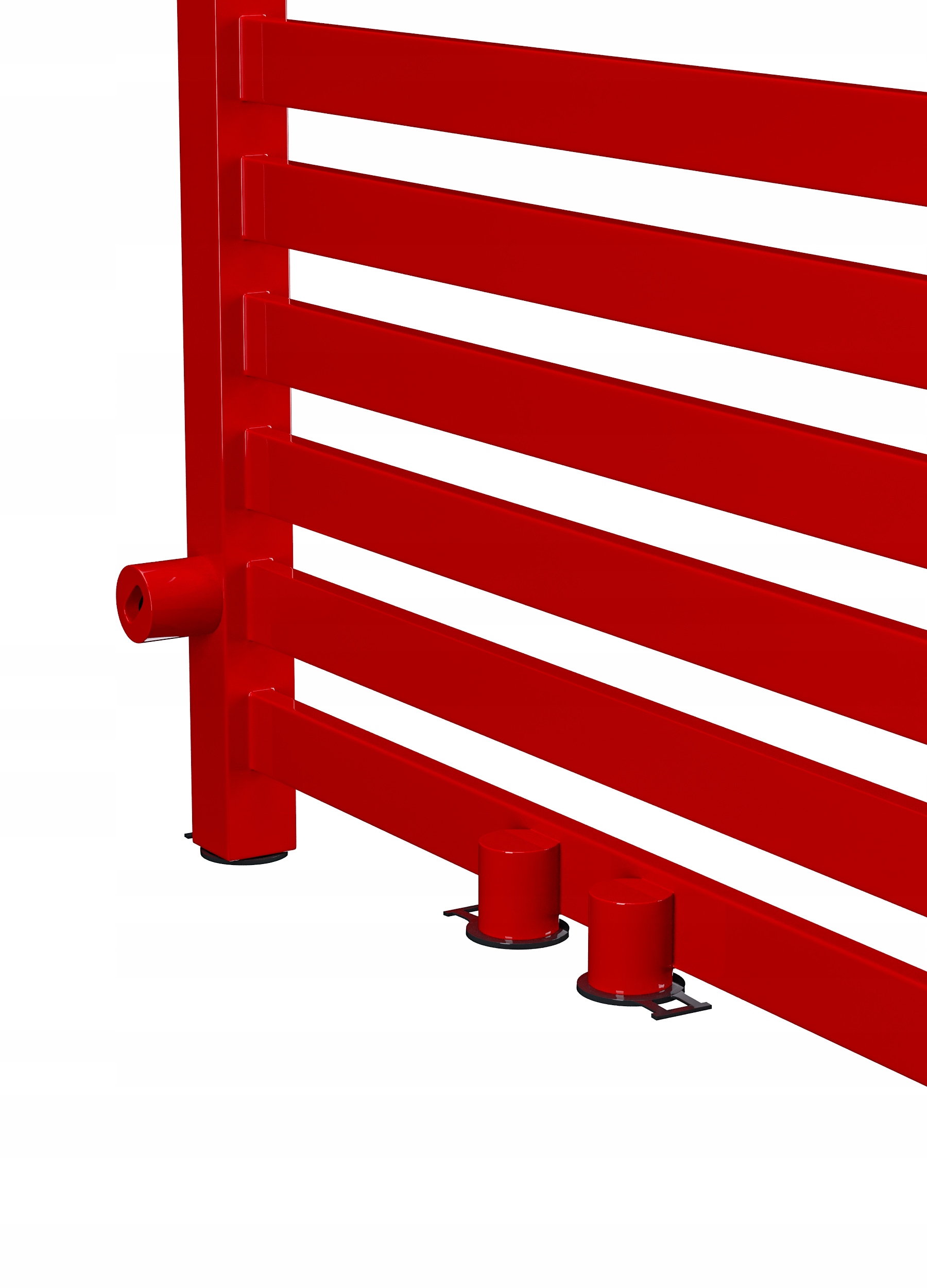 Grzejnik łazienkowy ROYAL-MIDDLE 750x430 CZERWONY