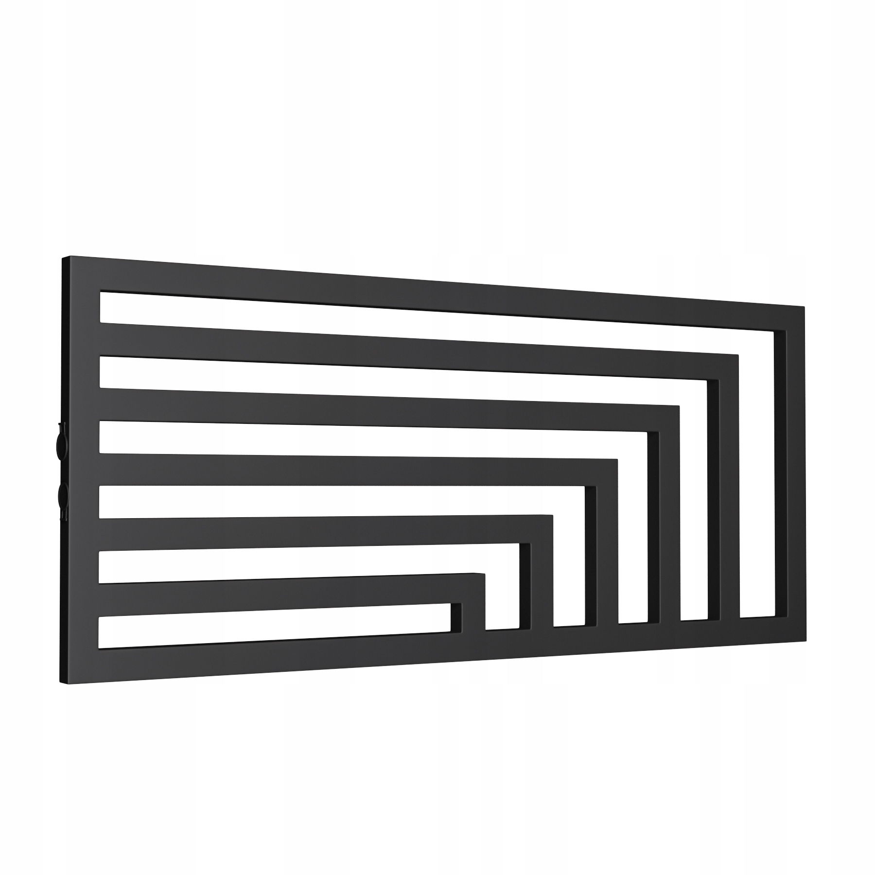 POZIOMY GRZEJNIK LAOS 52x140 CZARNY MAT