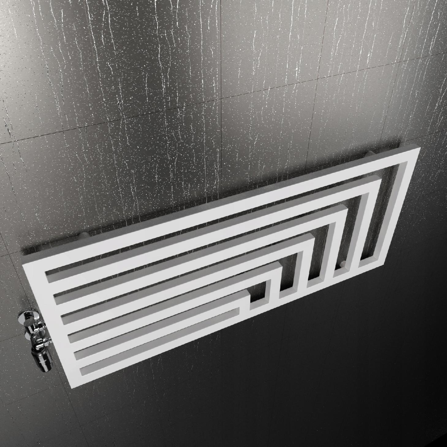 POZIOMY GRZEJNIK LAOS 52x140 BIAŁY POŁYSK