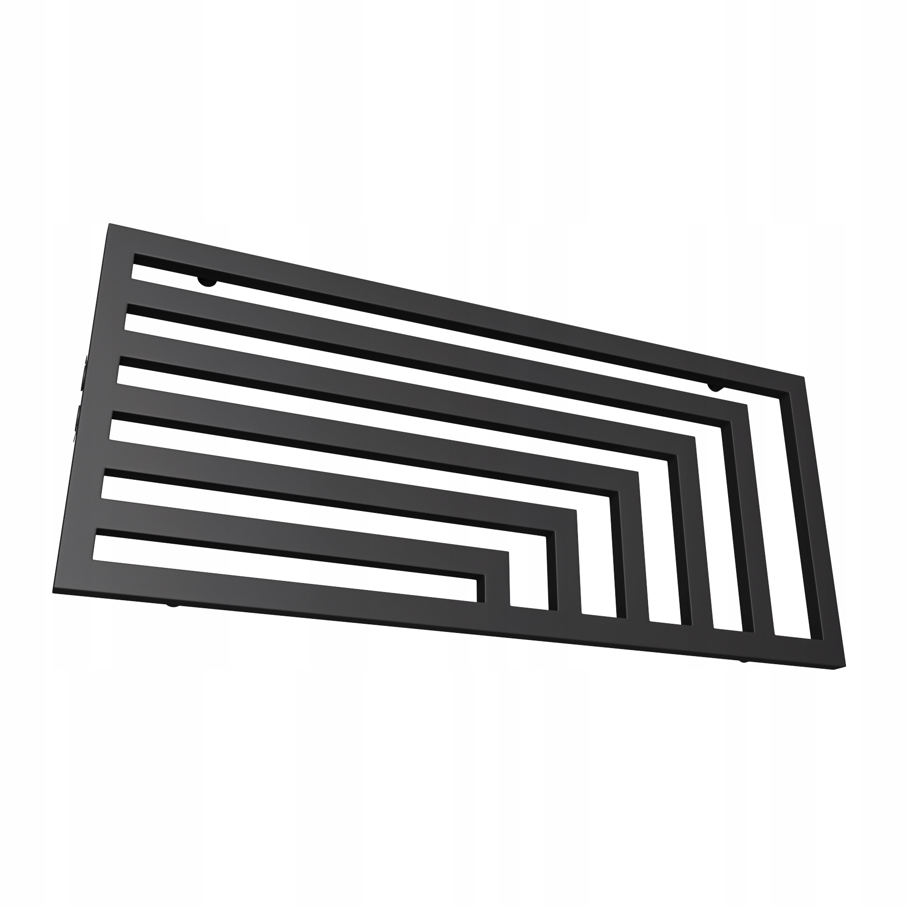 POZIOMY GRZEJNIK LAOS 52x120 CZARNY MAT