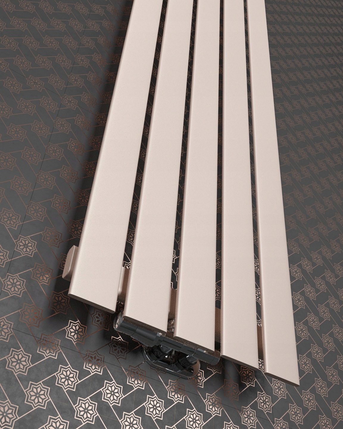 GRZEJNIK DEKORACYJNY BELLOSLIM 180x38 ZŁOTY RÓŻ