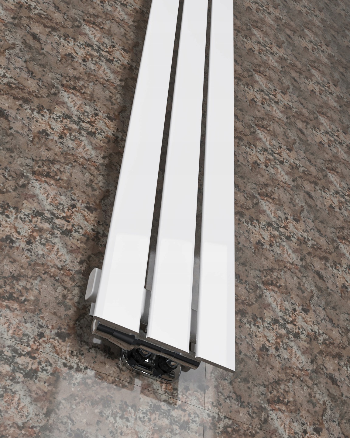 GRZEJNIK DEKORACYJNY BELLOSLIM 120x22 BIAŁY POŁYSK