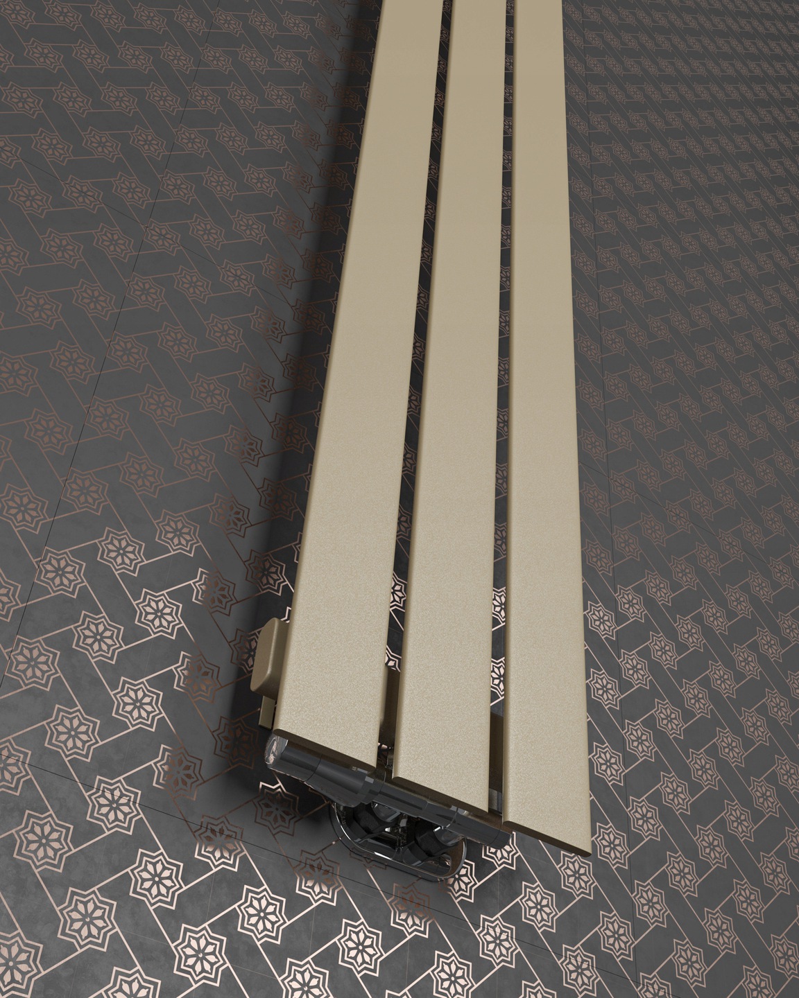 GRZEJNIK DEKORACYJNY BELLOSLIM 120x22 QUARTZ 2