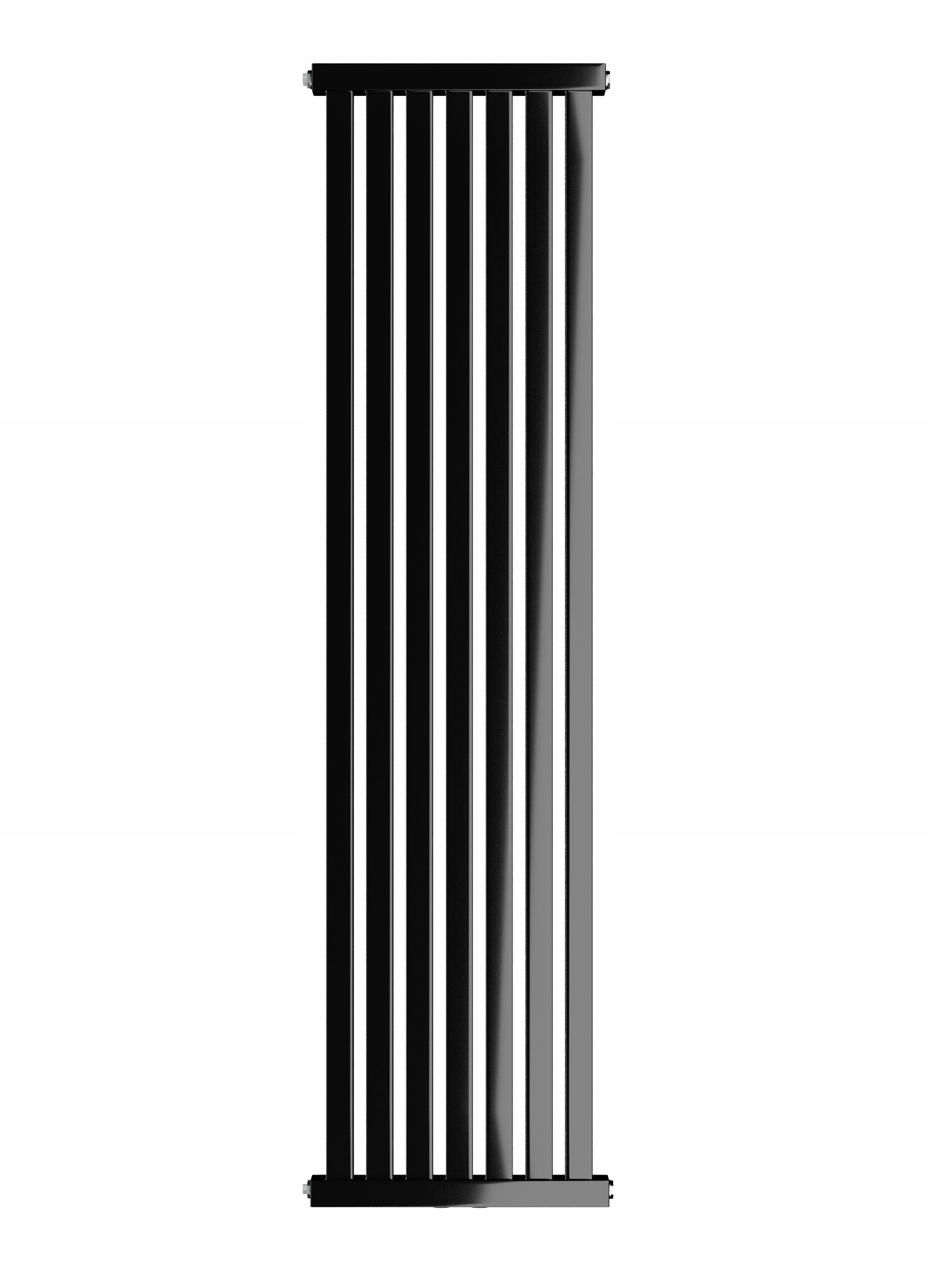 Grzejnik dekoracyjny RADIATOR 140x32 CZARNY POŁYSK