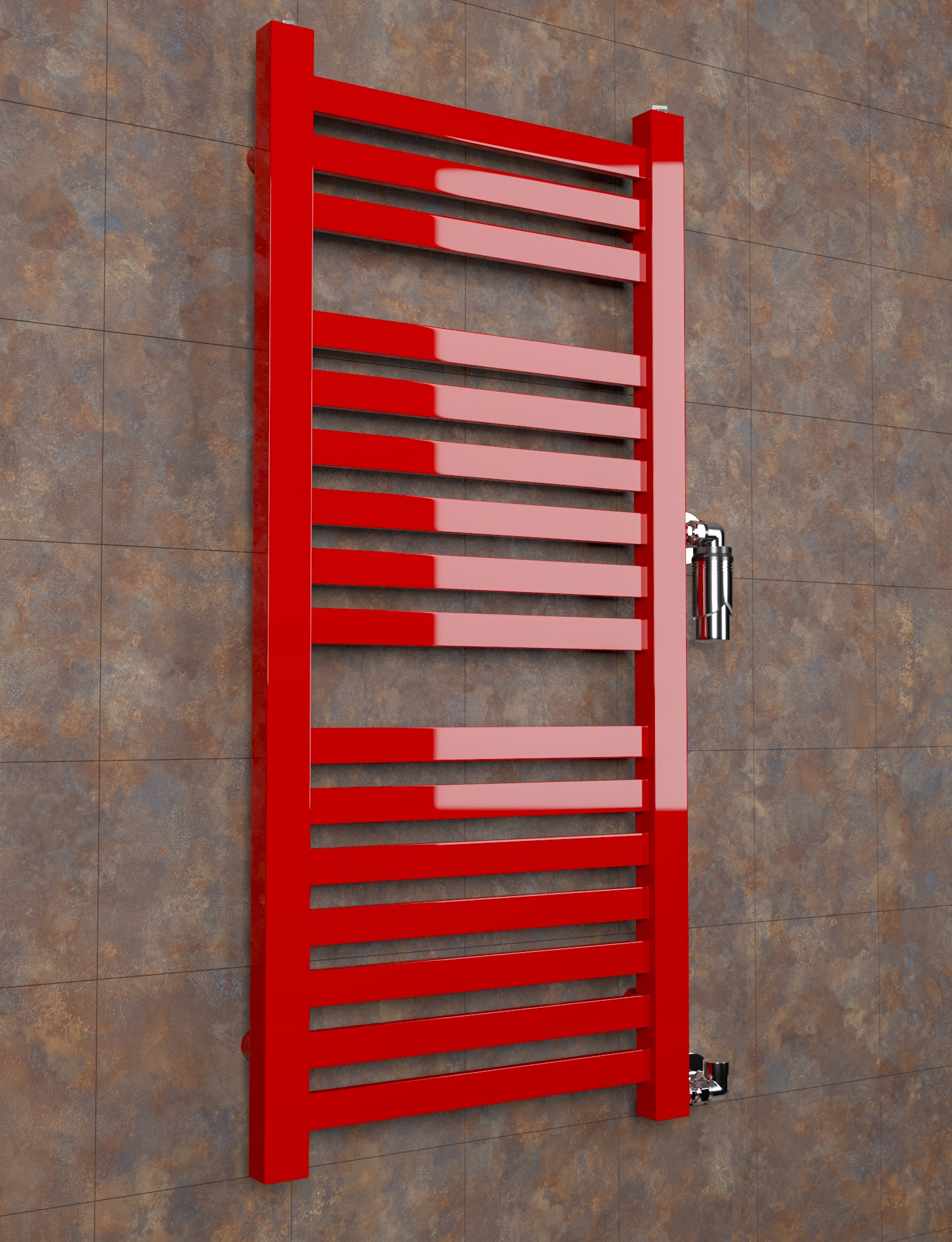 Grzejnik łazienkowy MultiPRO 950x440 CZERWONY