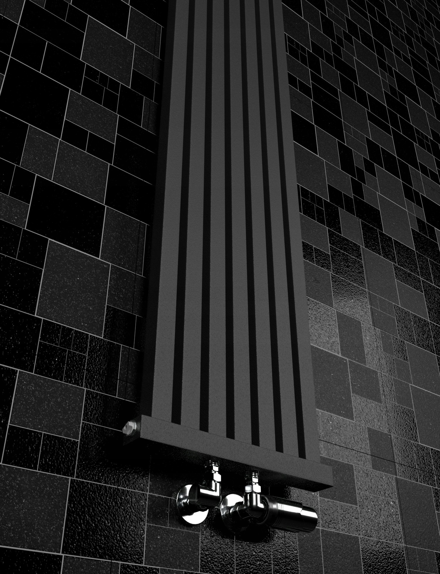 Grzejnik dekoracyjny RADIATOR 160x61 CZARNY STR