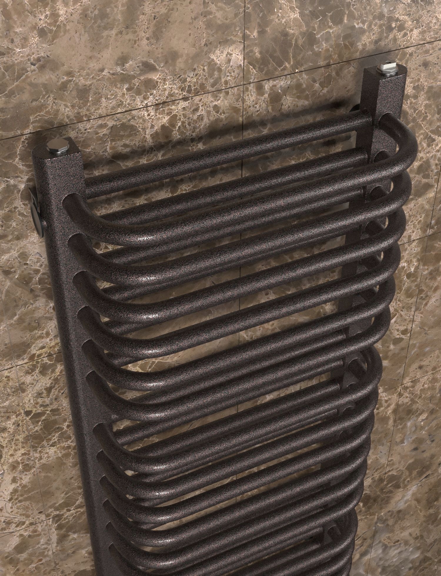 GRZEJNIK ŁAZIENKOWY OLD-SCHOOL 1580x400 BORDO