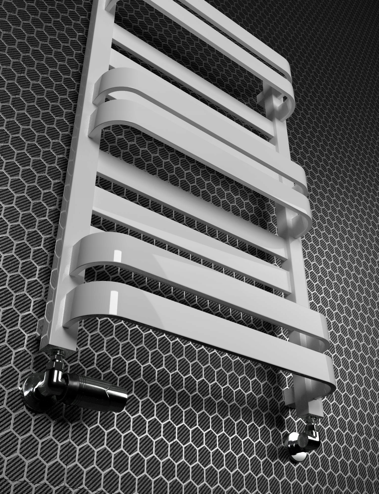 Grzejnik łazienkowy PANDORA SPECIAL 820x440 BIAŁY