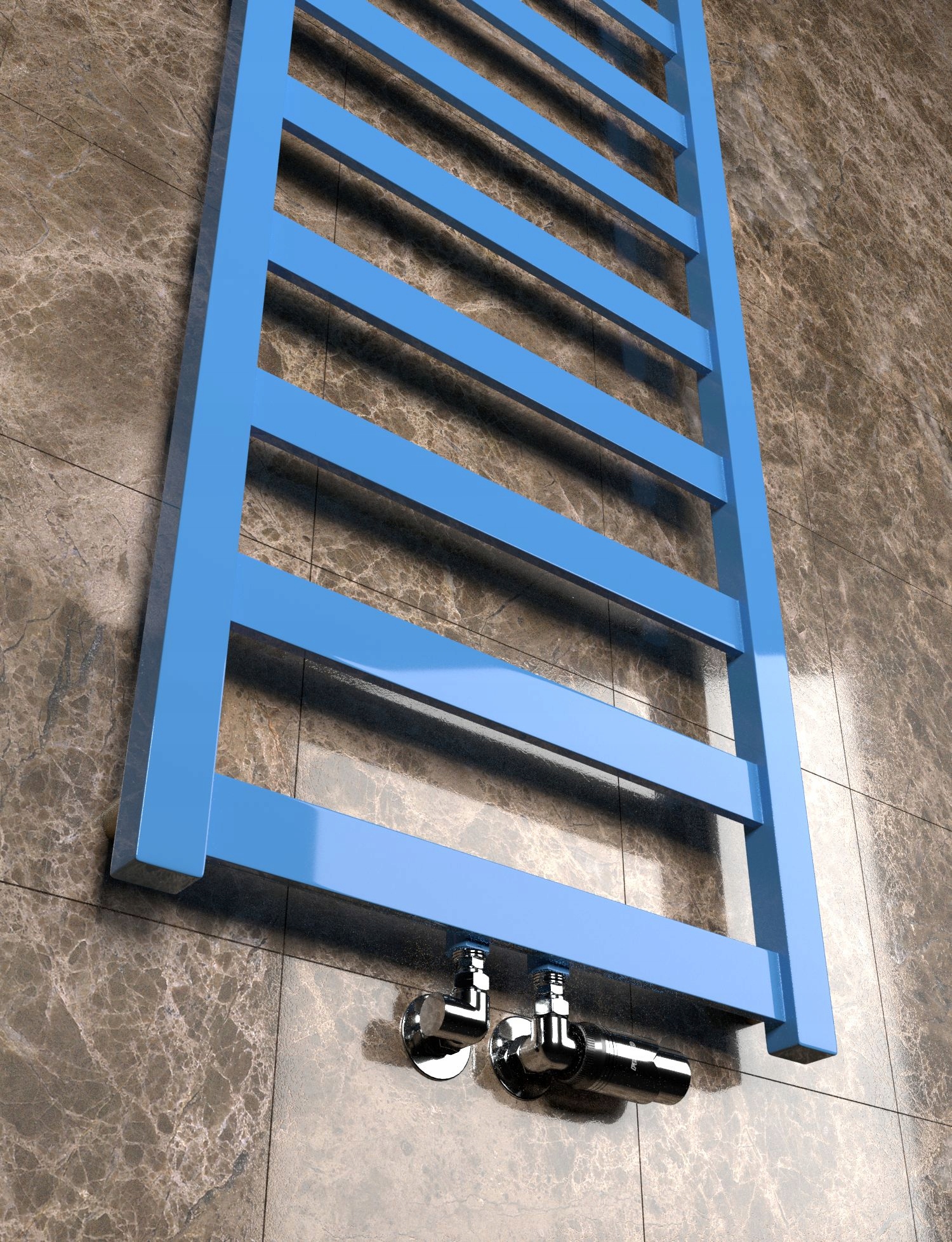 Grzejnik PANDORA-NS-MIDDLE 70/50 NIEBIESKI