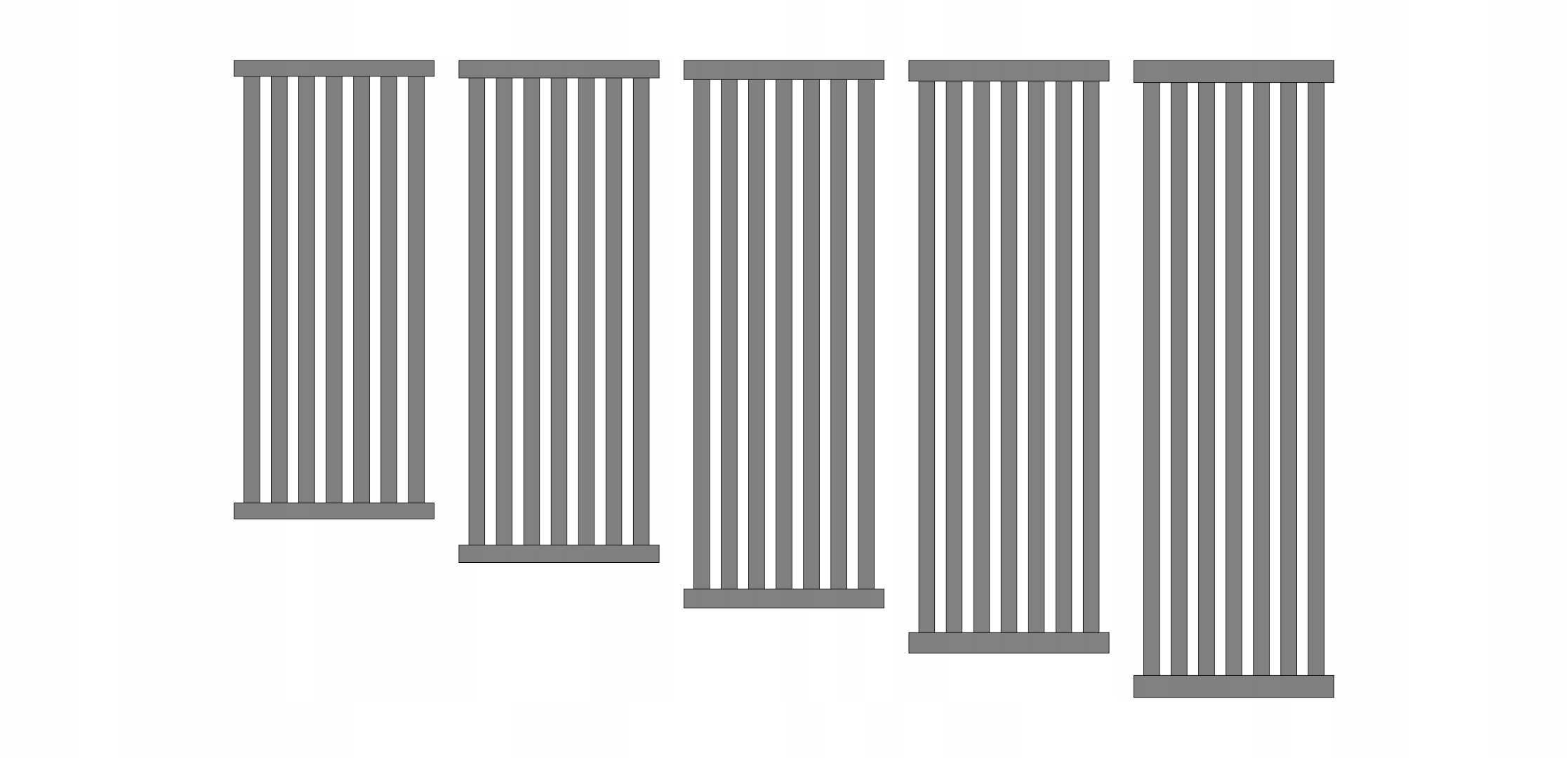Grzejnik dekoracyjny RADIATOR 120x32 SZARY STR