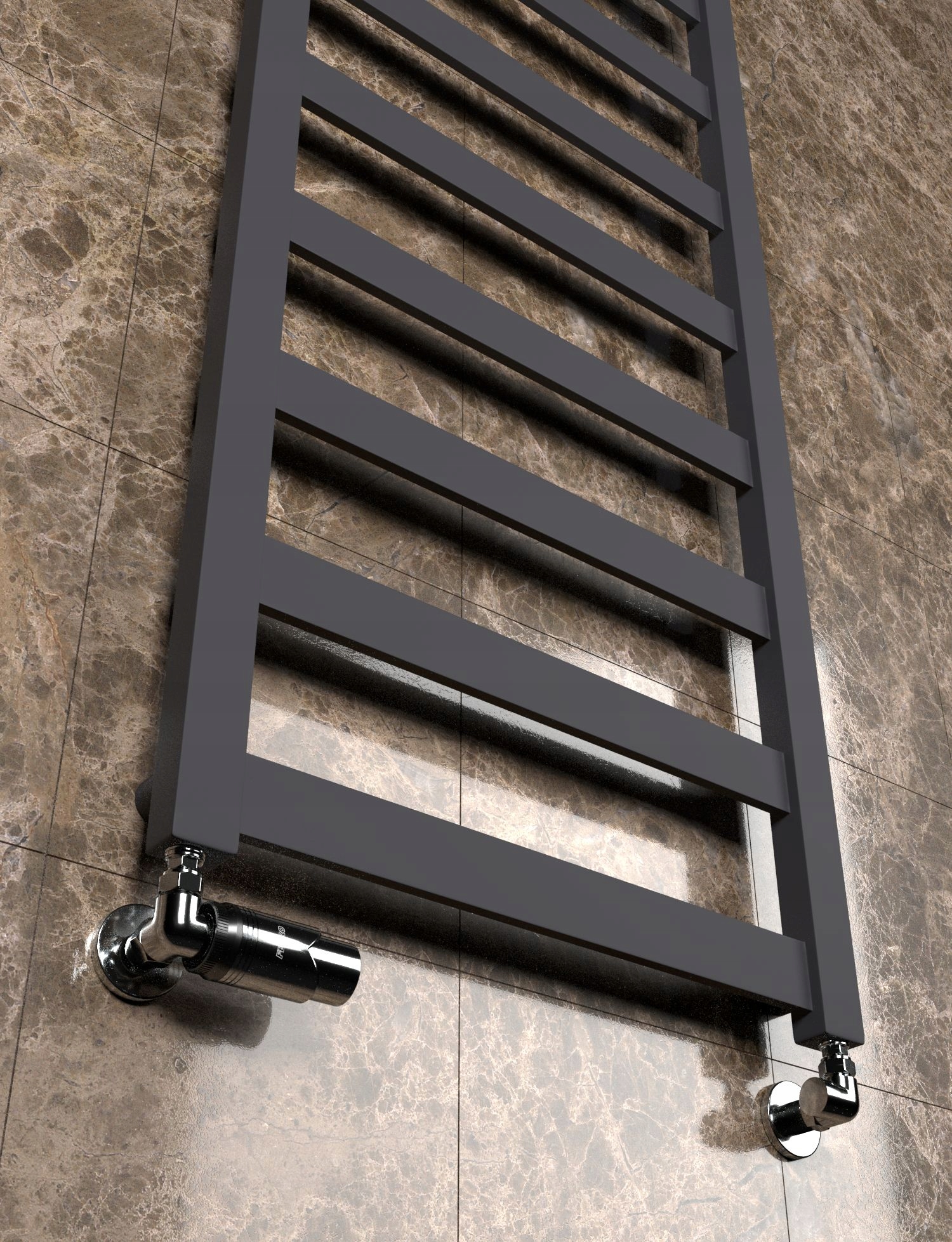 Grzejnik łazienkowy PANDORA INSERT 70/50 GRAFITOWY