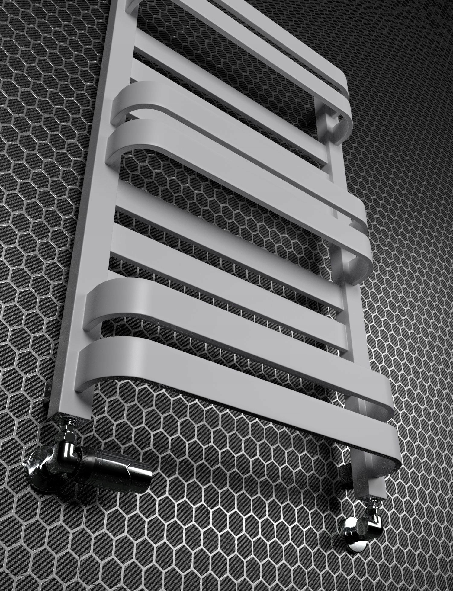 Grzejnik PANDORA SPECIAL 1470x540 SZARY STRUKTURA