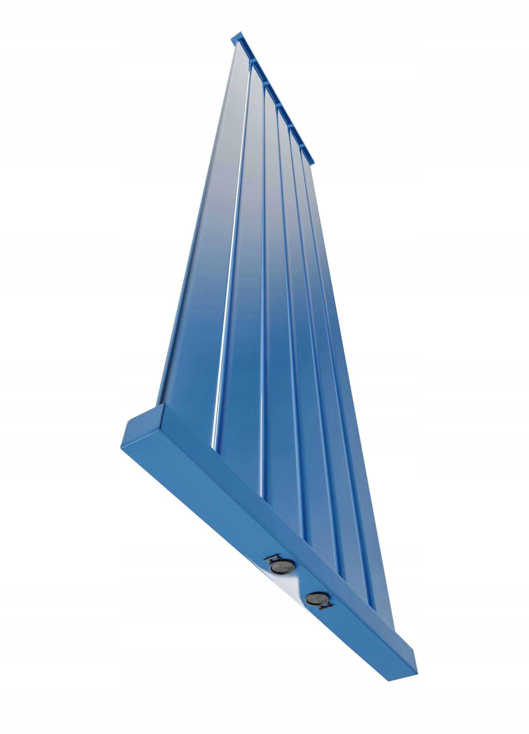 Grzejnik dekoracyjny LOTUS 120x45 NIEBIESKI